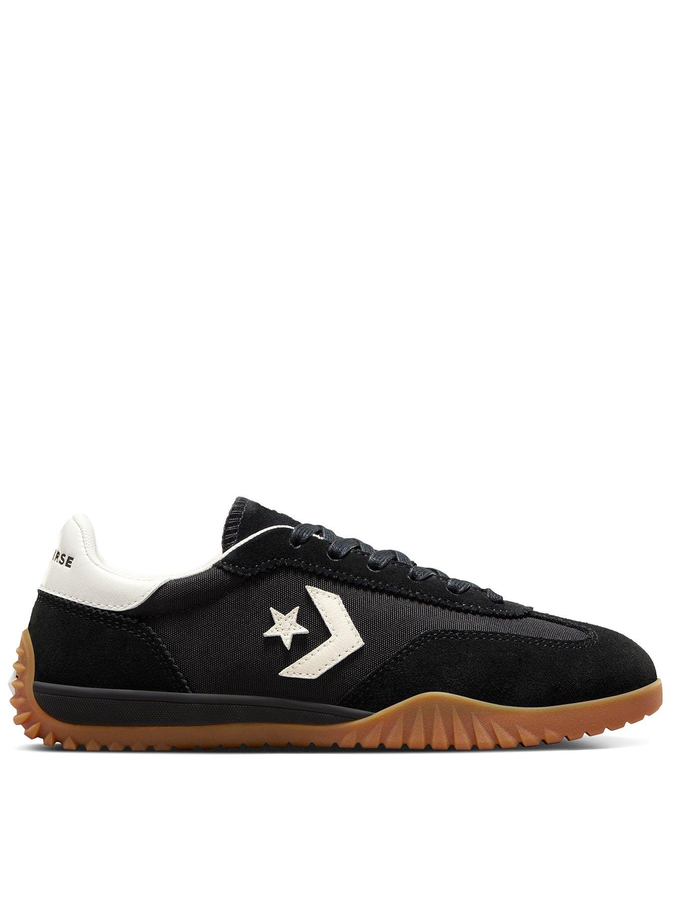 undefined Unisex Run Star Trainer Low Top - Egret/Honey - Black