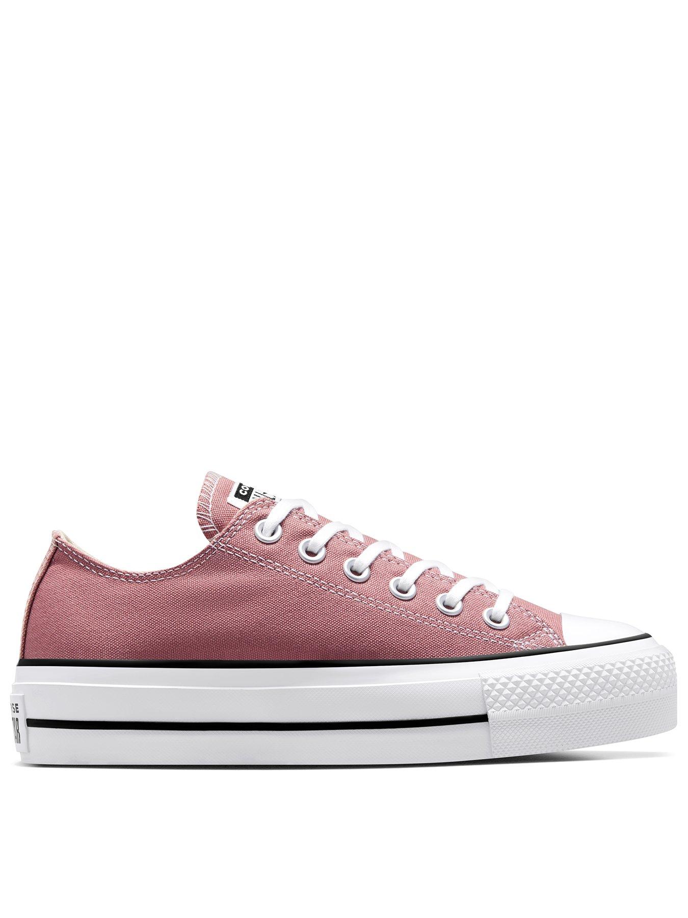 undefined Womens Chuck Taylor All Star Lift Canvas Ox - Light Saddle/Natural Ivory/Black - Brown