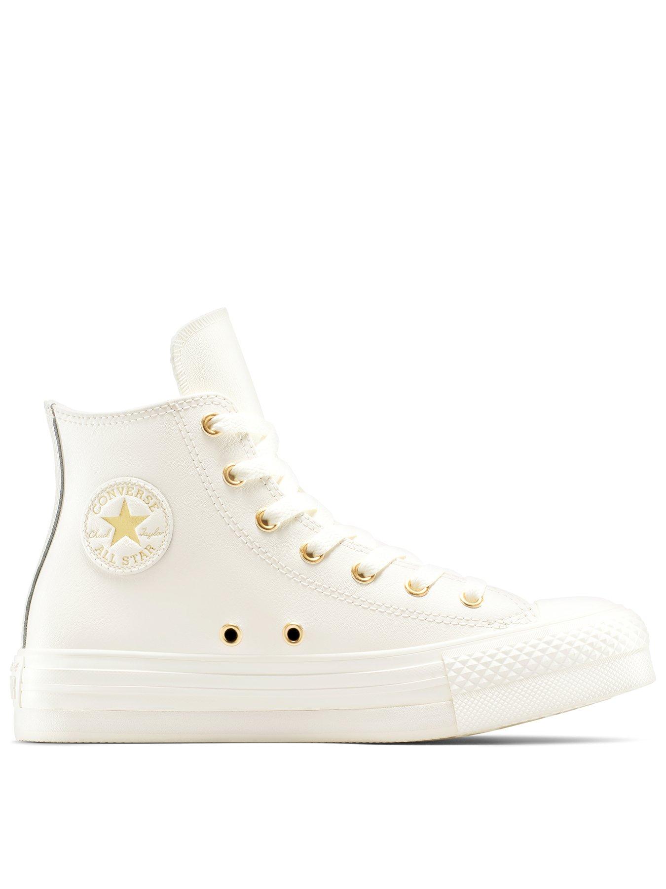 undefined Kids Chuck Taylor All Star Eva Lift Leather Hi - Beige
