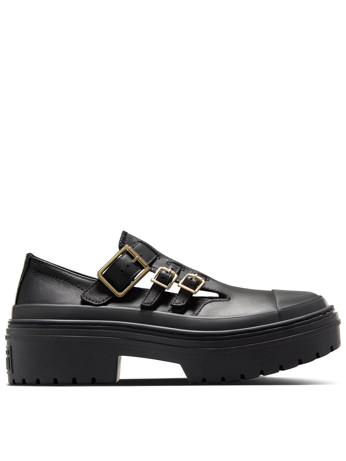Image 1 of 7 of Converse Womens Chuck Taylor All Star Lugged Heel Leather Mary Jane
