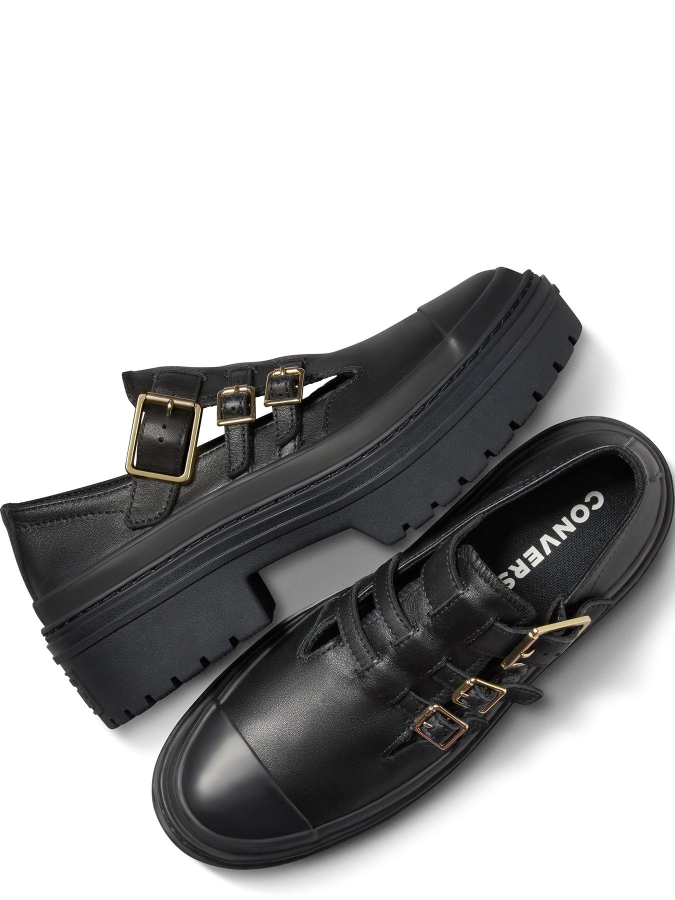 Image 4 of 7 of Converse Womens Chuck Taylor All Star Lugged Heel Leather Mary Jane