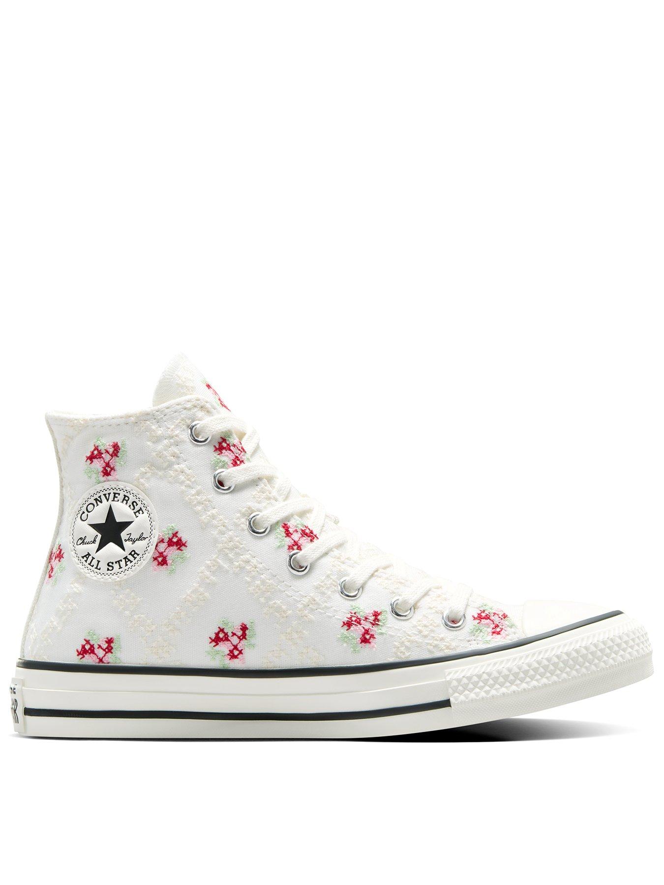 Image 1 of 7 of Converse Kids Chuck Taylor All Star Canvas Hi Tops - White
