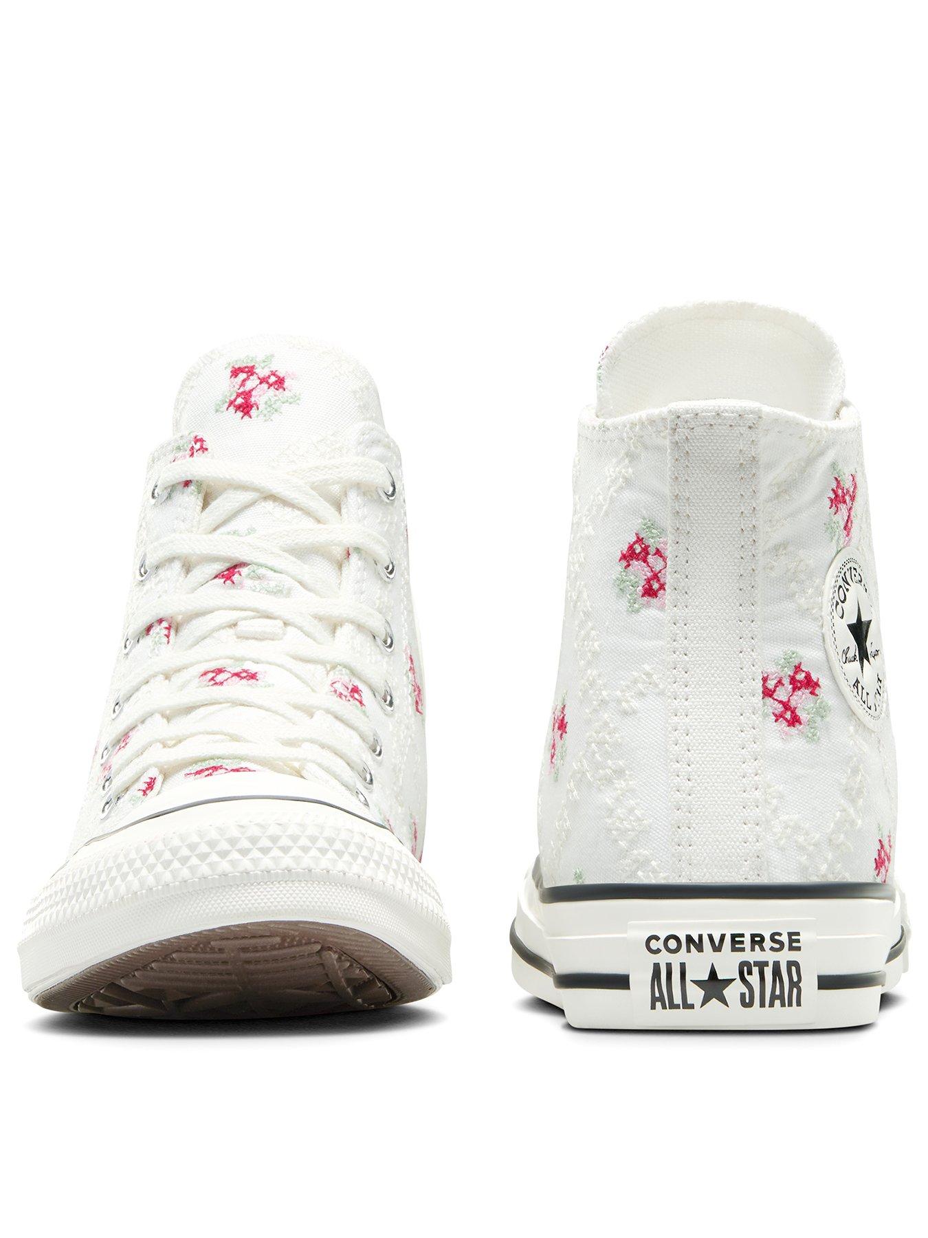 Image 3 of 7 of Converse Kids Chuck Taylor All Star Canvas Hi Tops - White