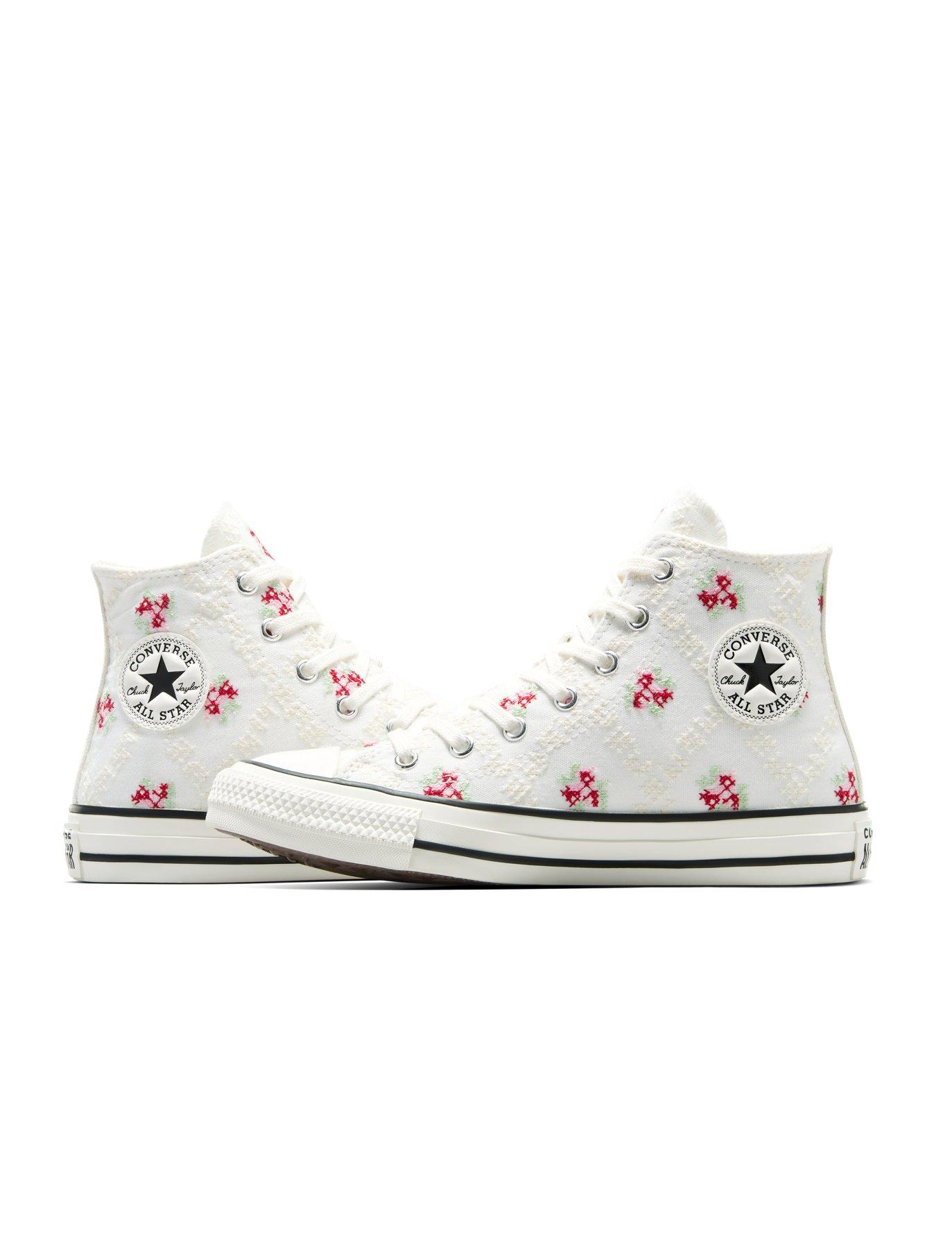 Image 7 of 7 of Converse Kids Chuck Taylor All Star Canvas Hi Tops - White