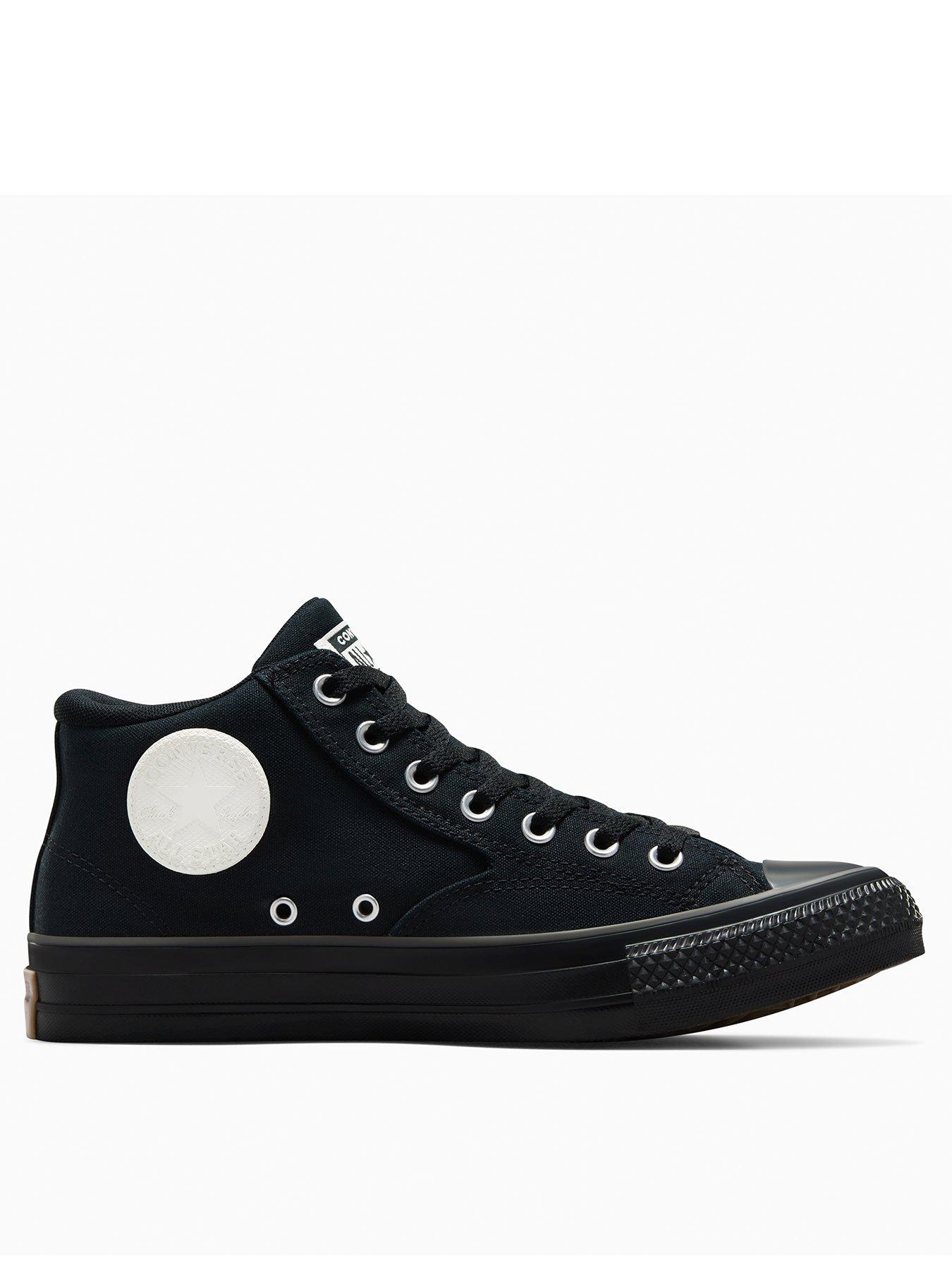 undefined Mens Chuck Taylor All Star Malden Street Mid Top Canvas Trainers - Black