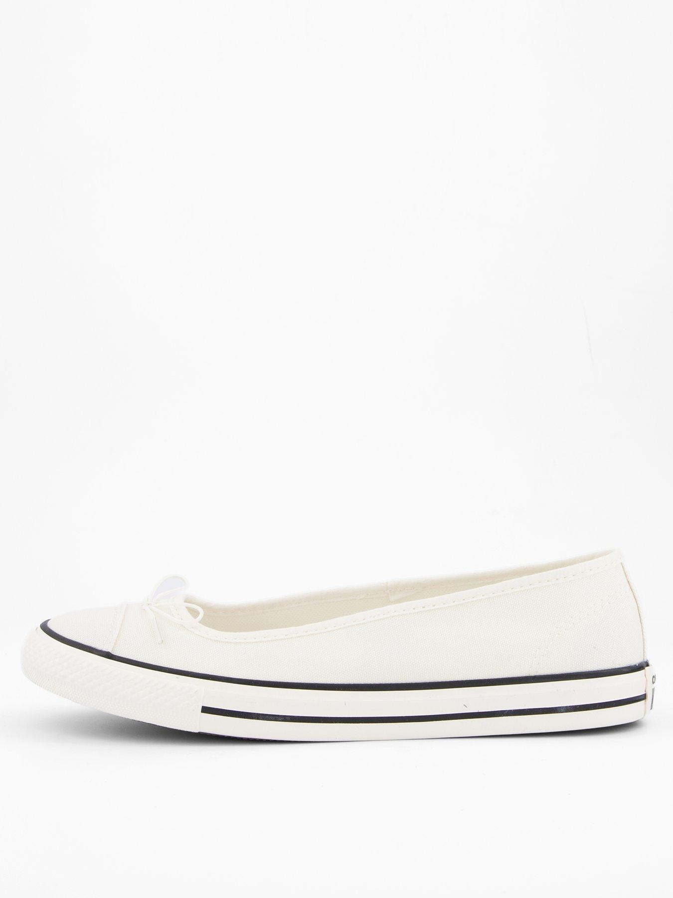 undefined Womens Chuck Taylor All Star Dainty Ballerina Canvas Slip-Ons