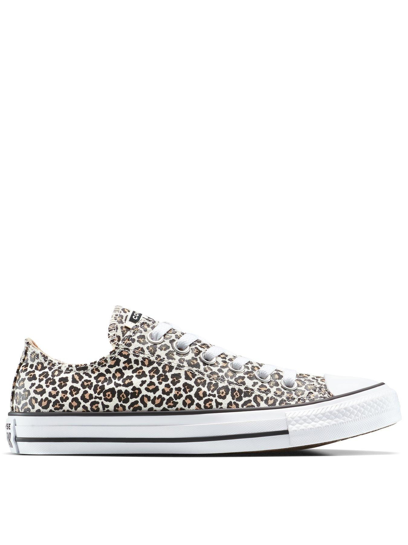 Converse Womens Chuck Taylor All Star Canvas Ox Trainers - Black
