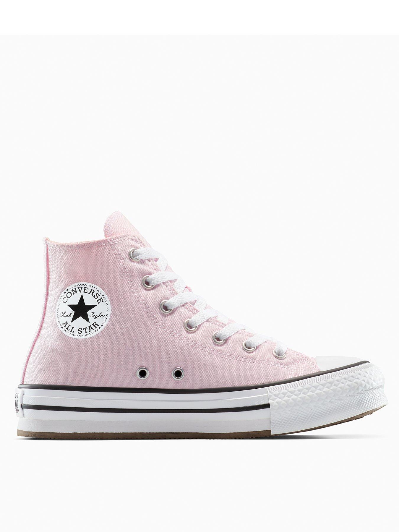 undefined Junior Eva Lift Hi Trainers - Sugar Berry/White/Natural Ivor
