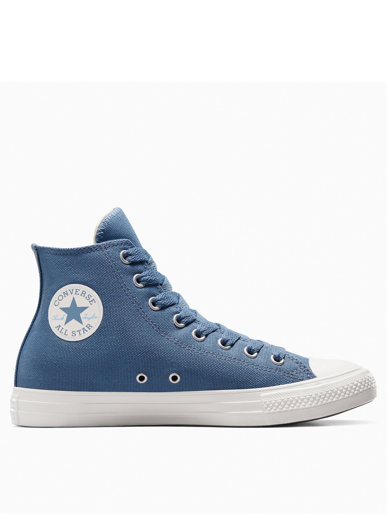 Image 1 of 7 of Converse Mens Chuck Taylor All Star Canvas Hi - Lakeside Blue