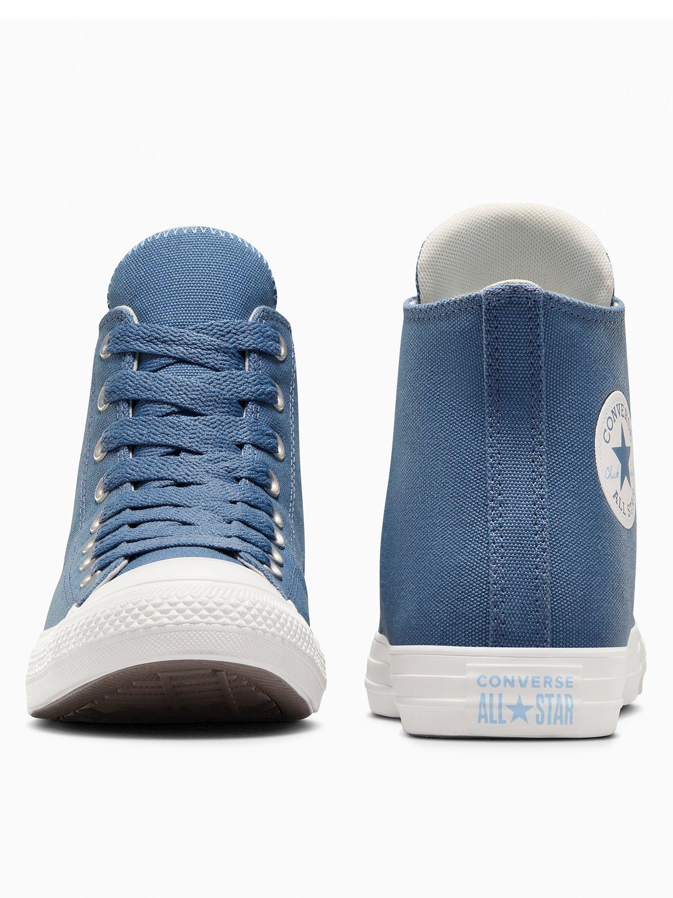 Image 3 of 7 of Converse Mens Chuck Taylor All Star Canvas Hi - Lakeside Blue