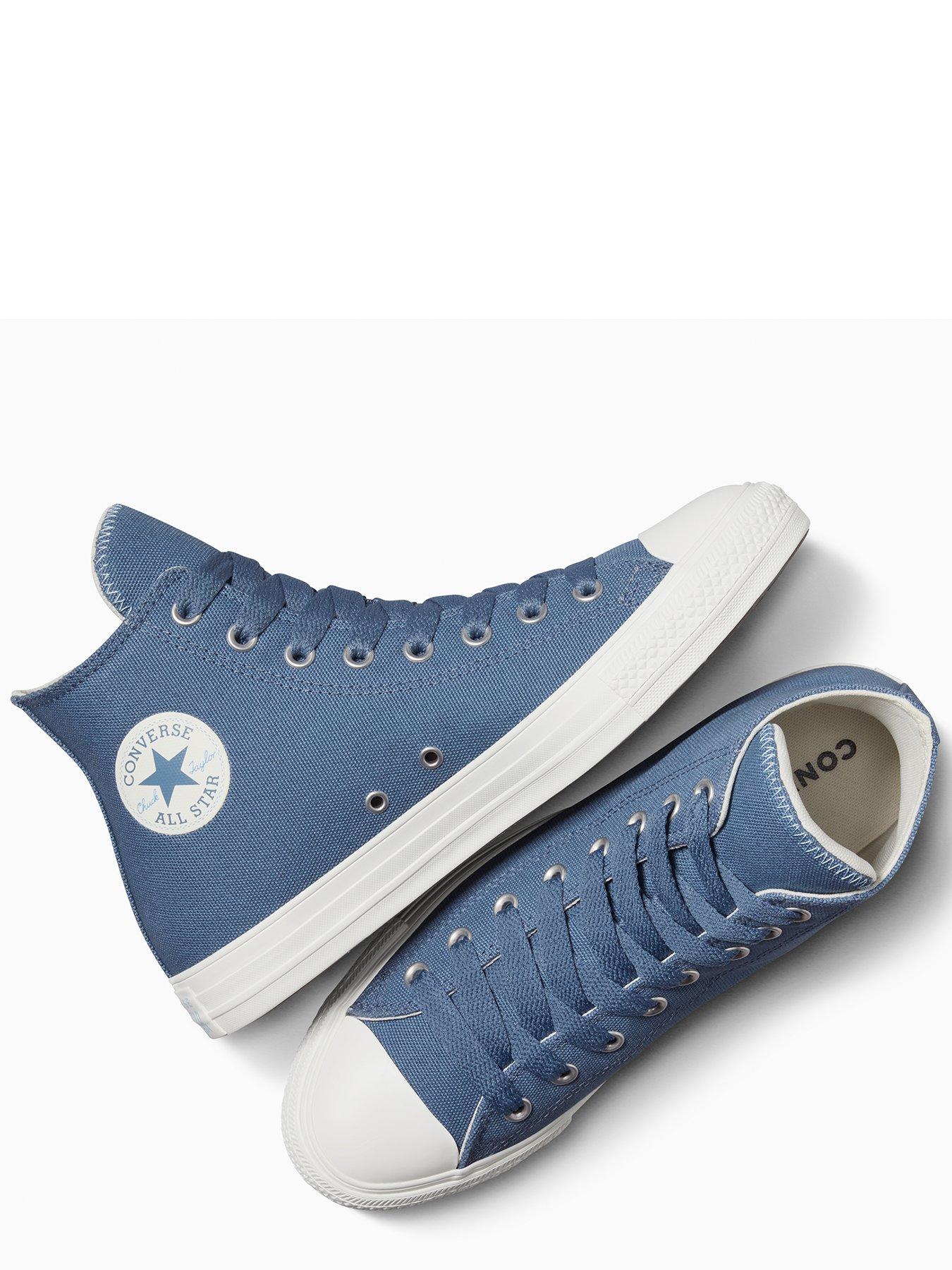 Image 4 of 7 of Converse Mens Chuck Taylor All Star Canvas Hi - Lakeside Blue