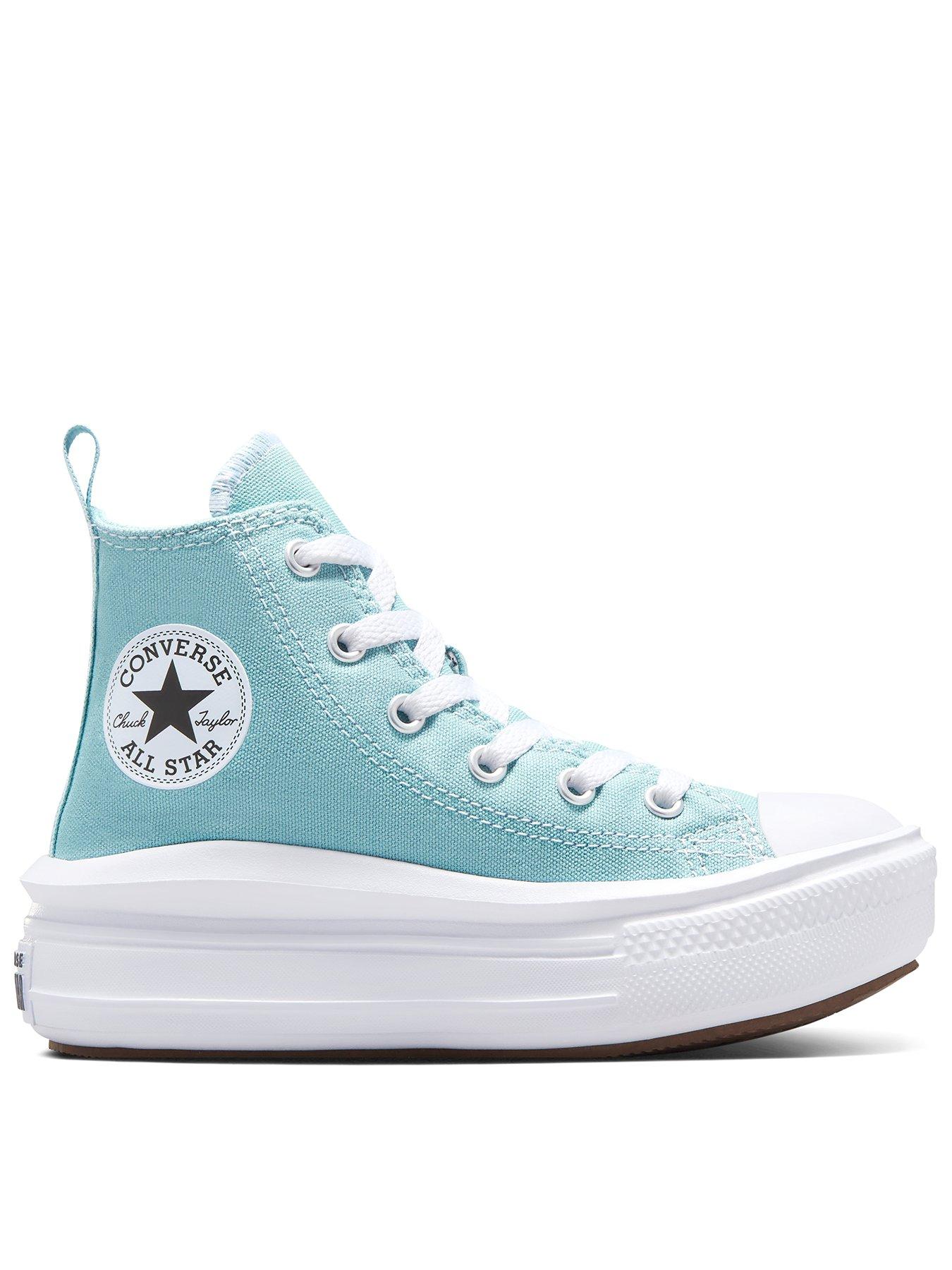 undefined Kids Chuck Taylor All Star Move Canvas Hi Top - Blue