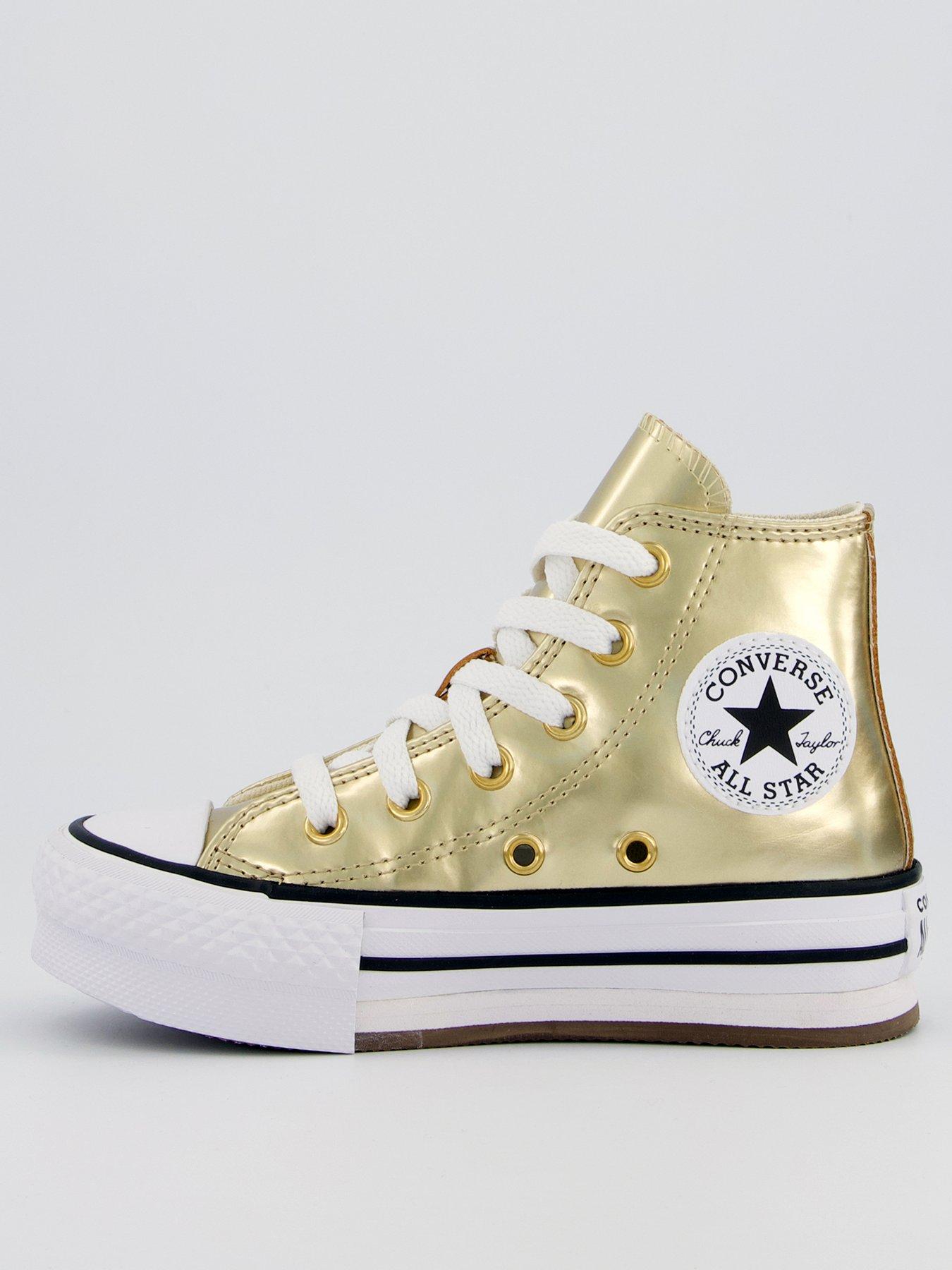 undefined Kids Chuck Taylor All Star Eva Lift Synthetic Hi Tops - Beige