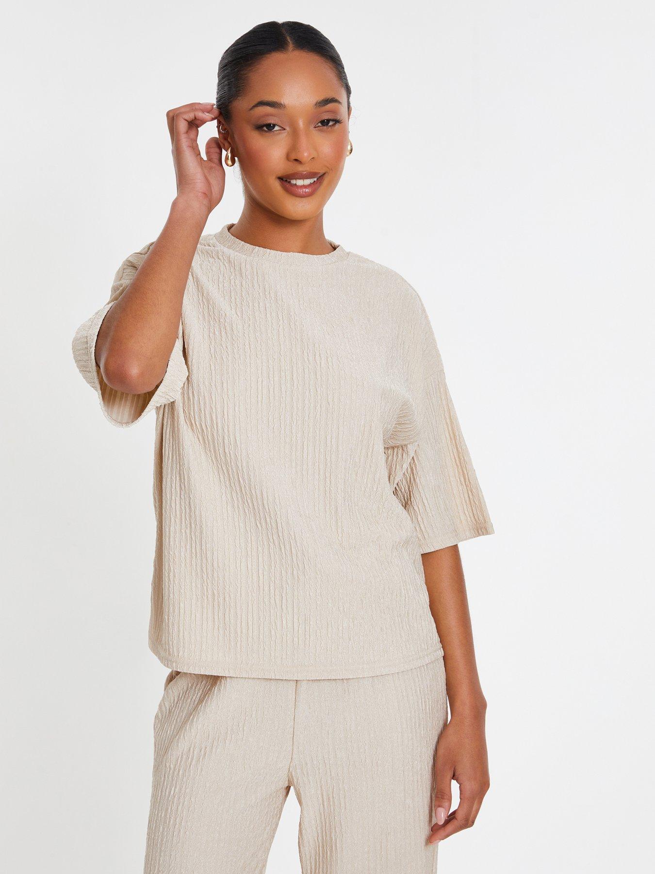 Image 1 of 6 of Quiz Stone Textured T-shirt