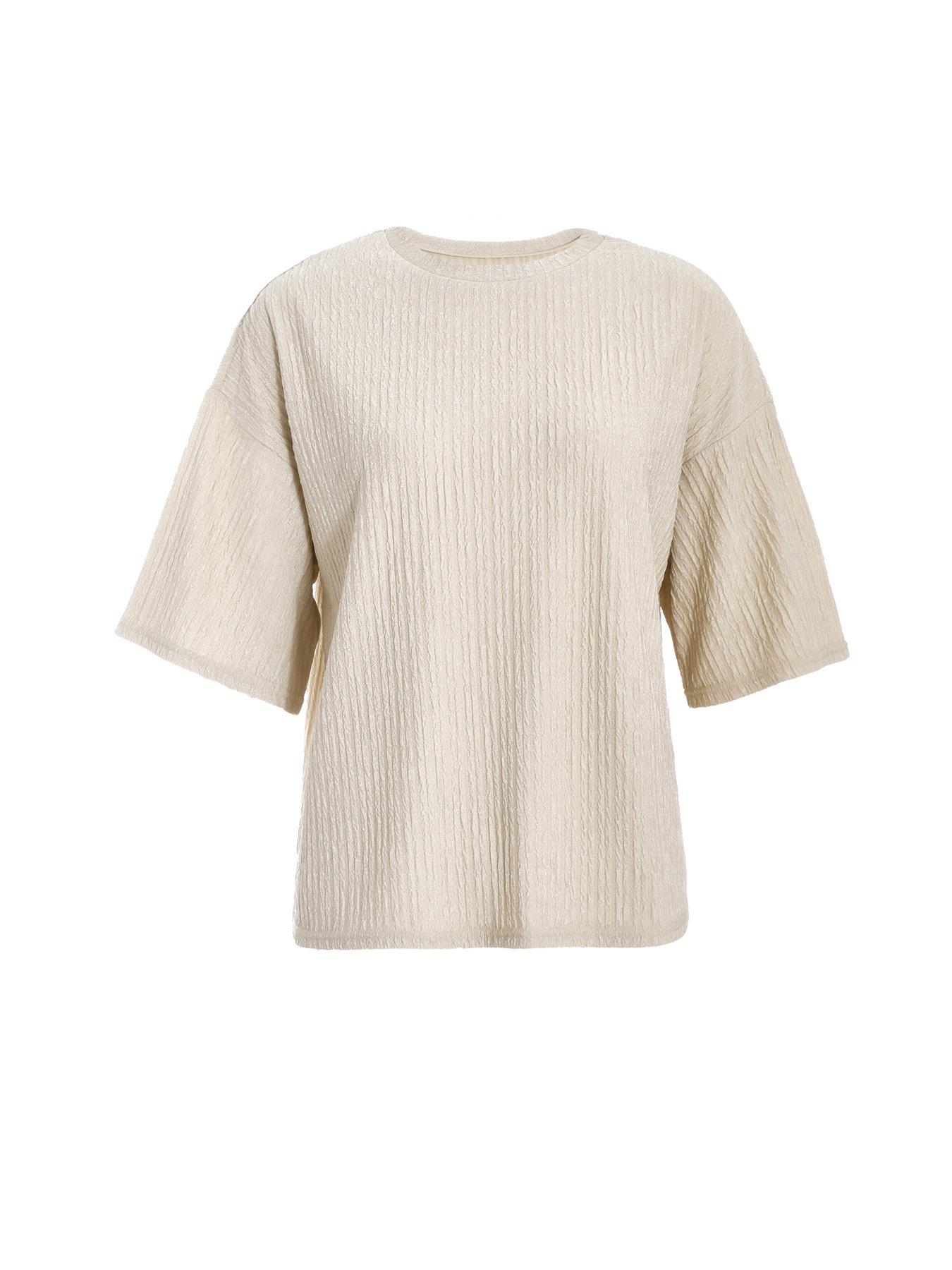 Image 4 of 6 of Quiz Stone Textured T-shirt