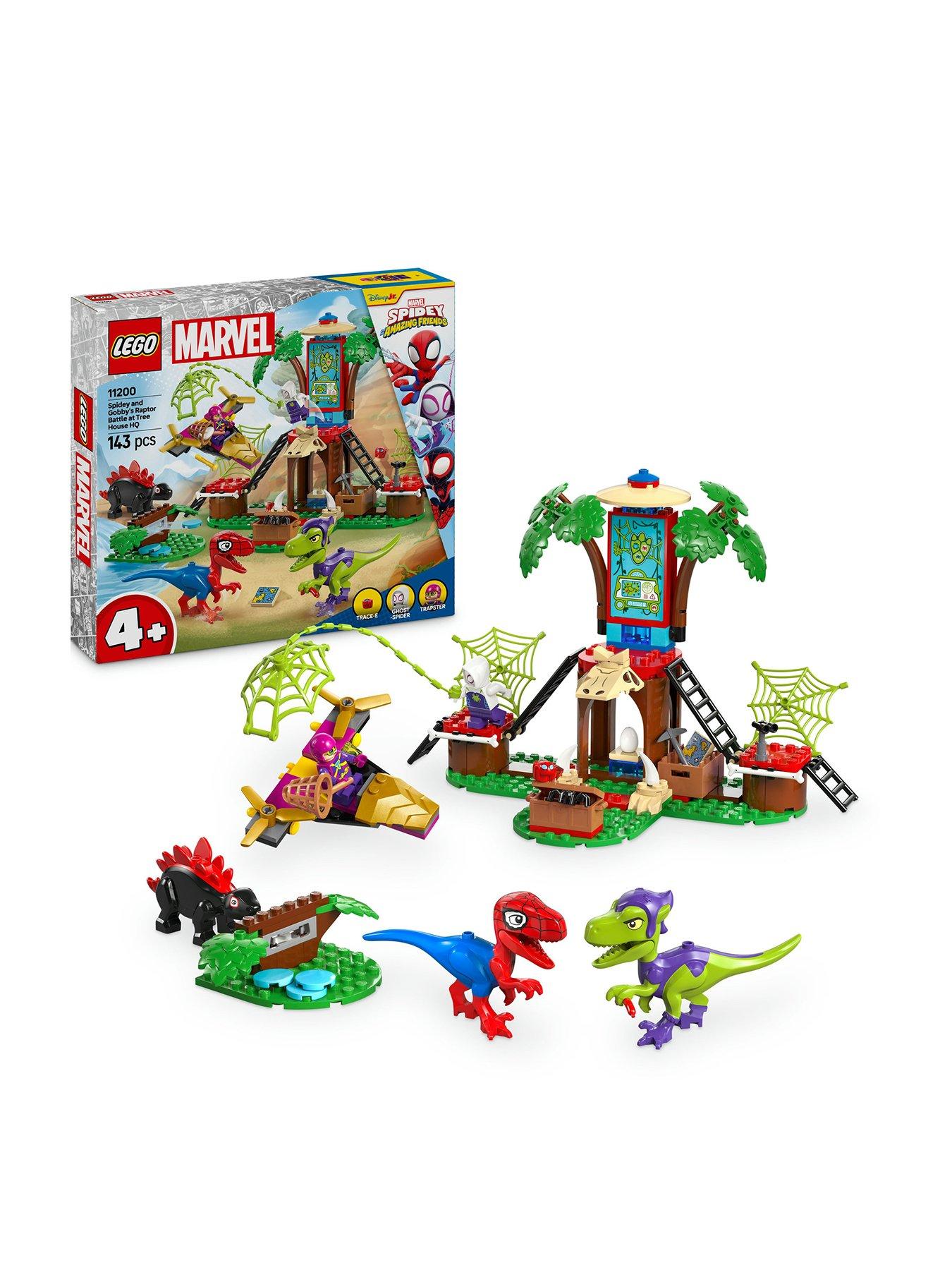 Image 1 of 8 of LEGO Spiderman Spidey and Gobbys Raptor Battle at Tree 11200