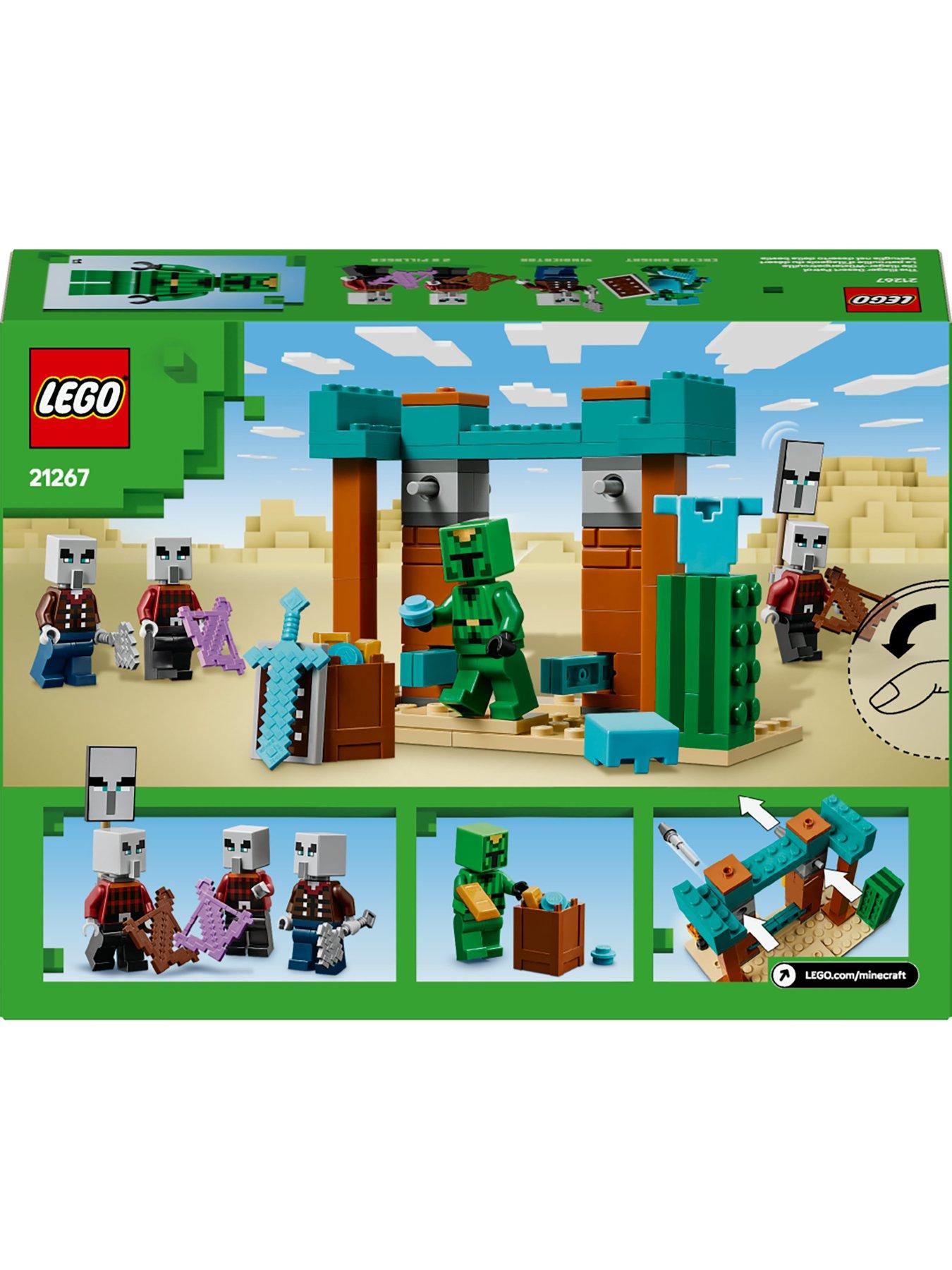 LEGO Minecraft The Illager Desert Patrol Set 21267 Very