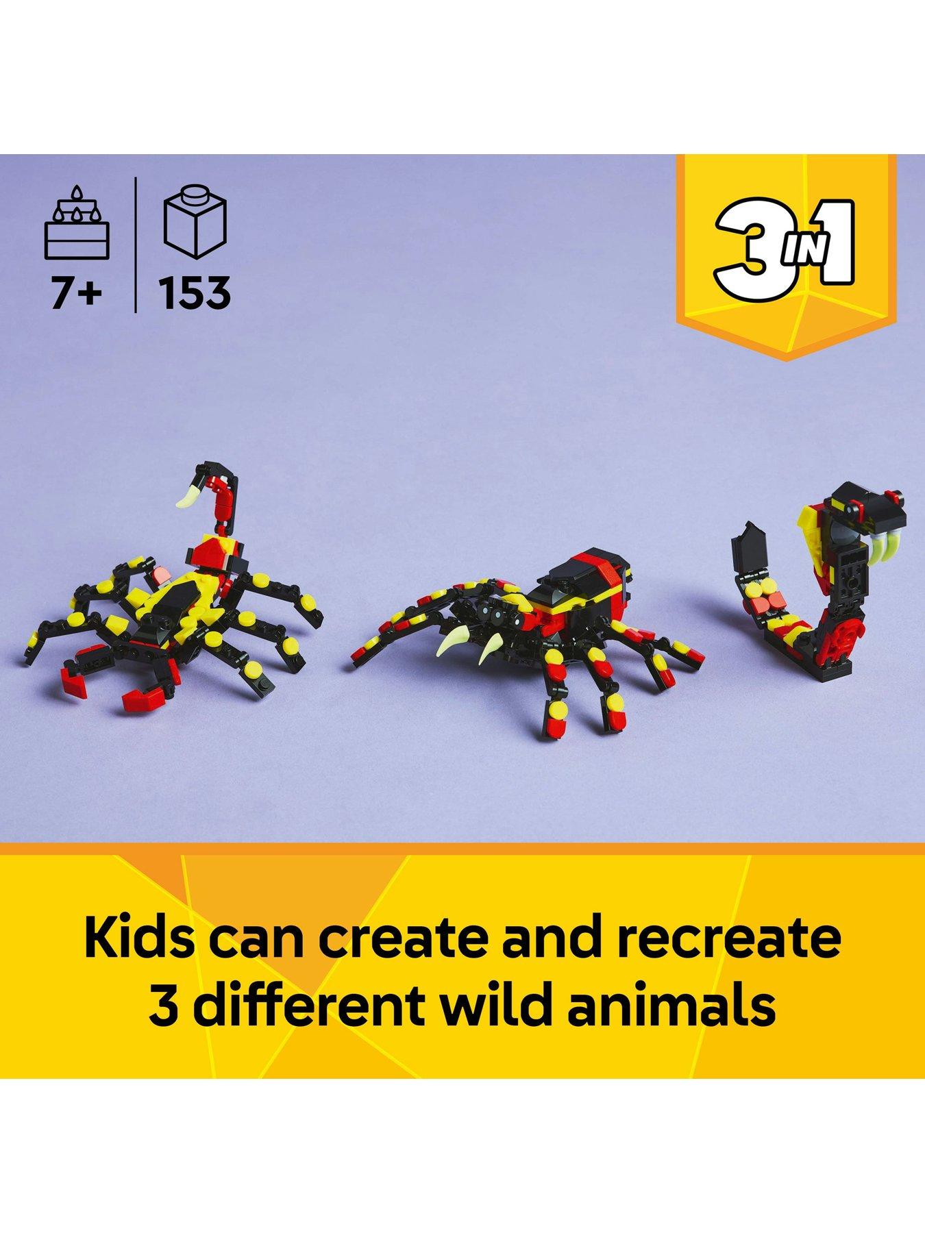 LEGO Creator 3in1 Wild Animals: Surprising Spider 31159 | Very