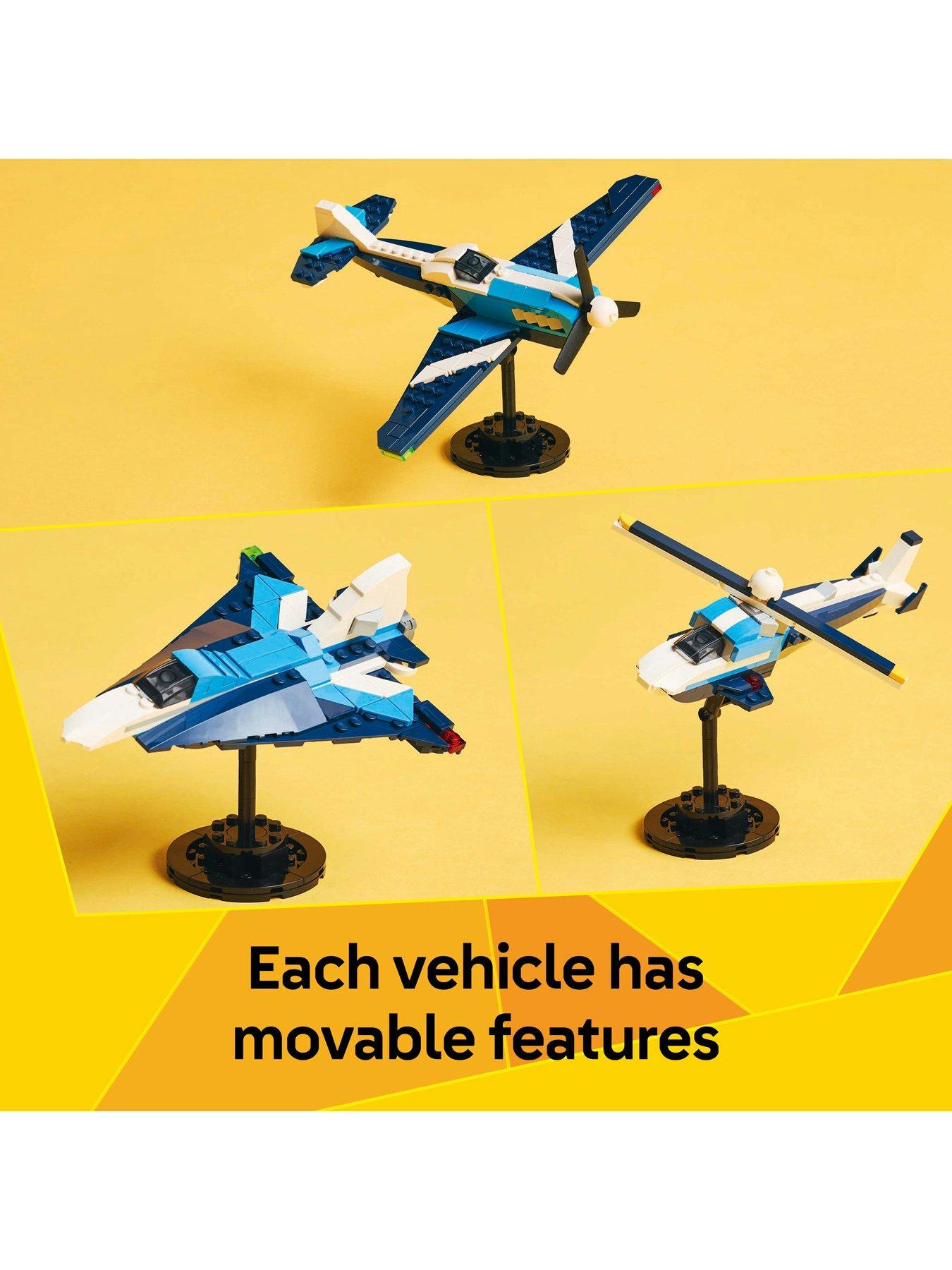 Image 4 of 8 of LEGO Creator 3in1 Aircraft: Race Plane Toy Set 31160