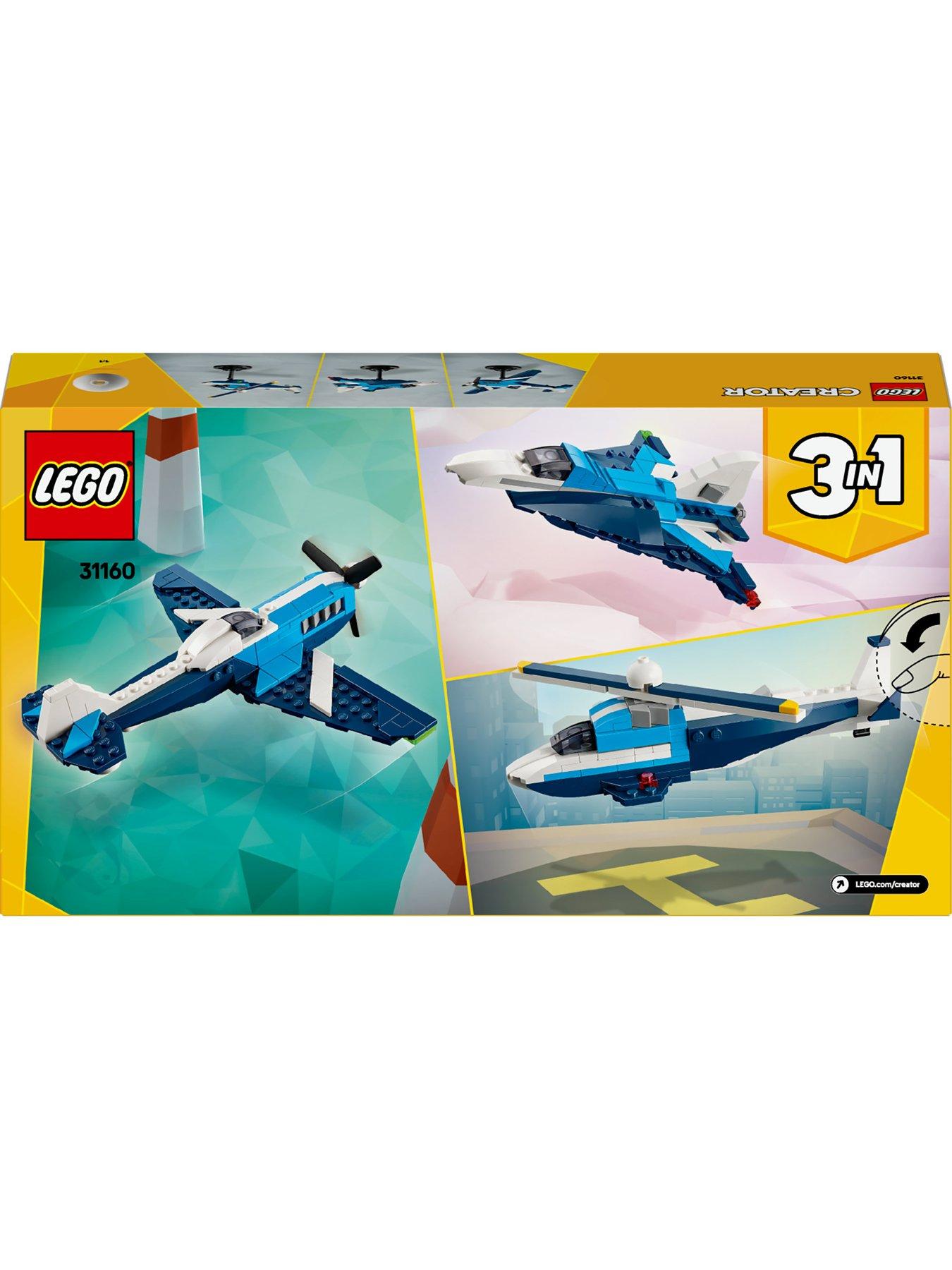 Image 7 of 8 of LEGO Creator 3in1 Aircraft: Race Plane Toy Set 31160