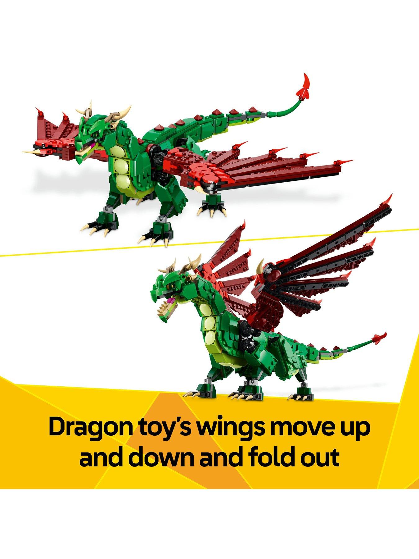 Image 5 of 8 of LEGO Creator 3in1 Medieval Dragon Toy Playset 31161