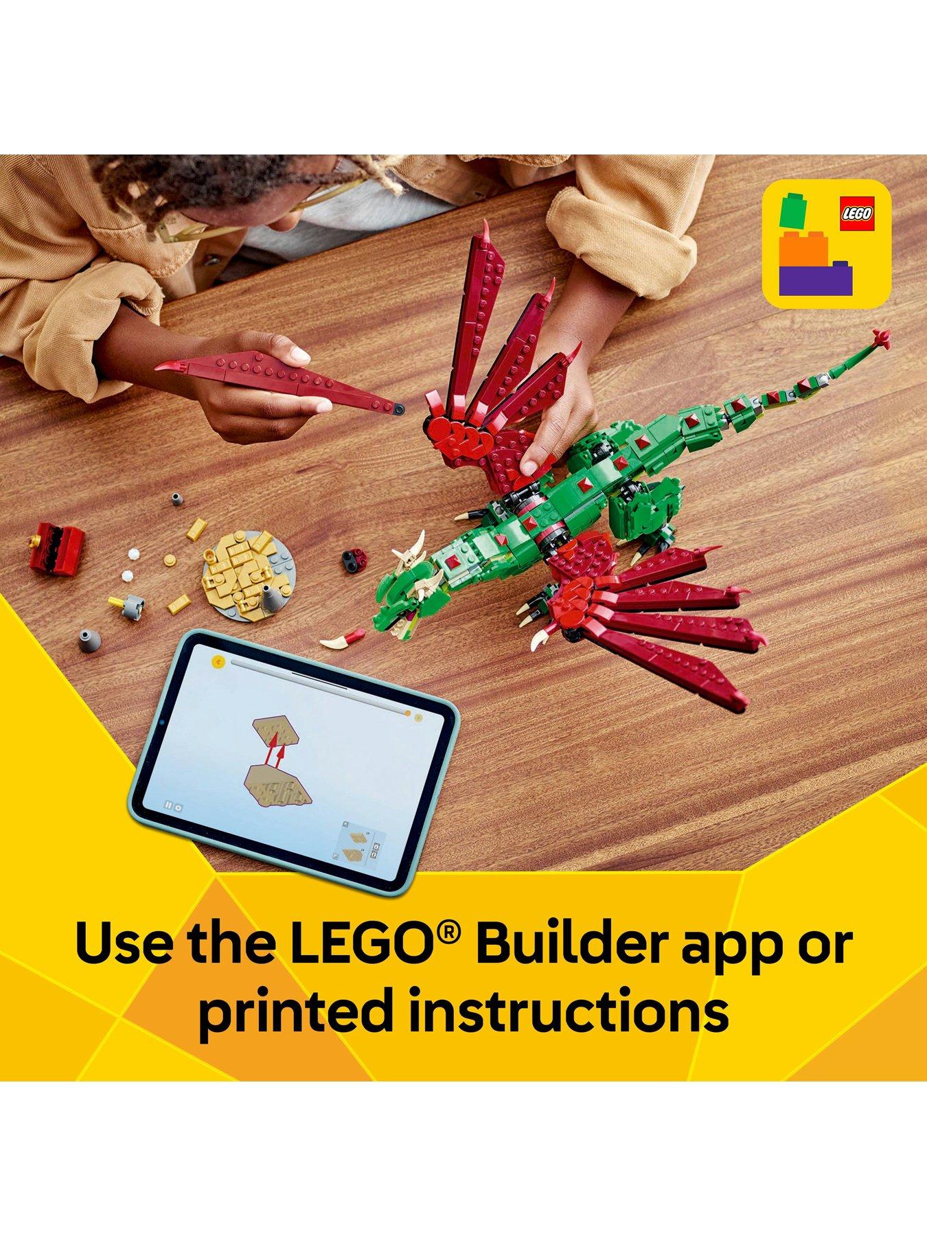 Image 6 of 8 of LEGO Creator 3in1 Medieval Dragon Toy Playset 31161
