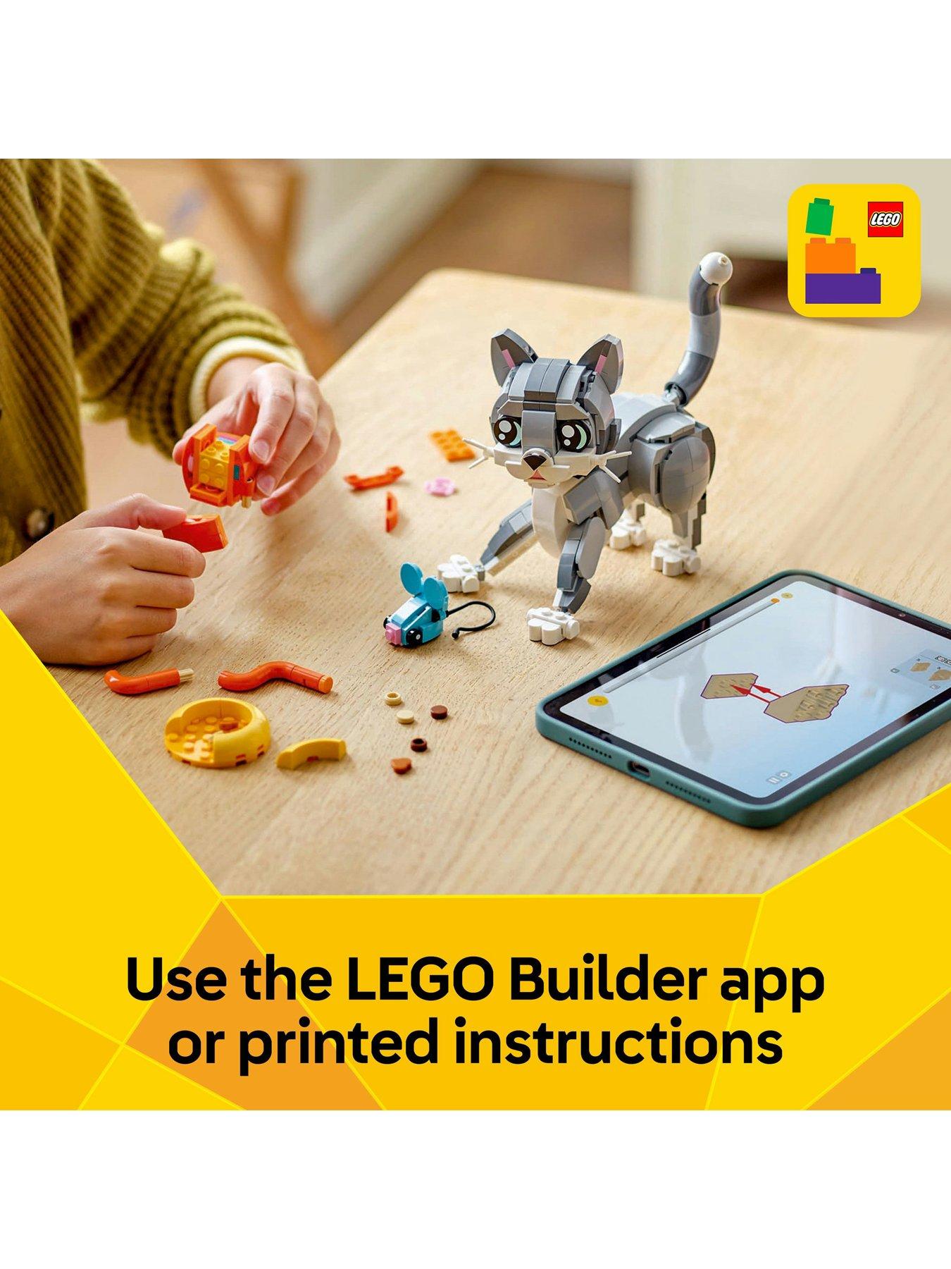 Image 6 of 8 of LEGO Creator 3in1 Playful Cat Toy Animal Set 31163