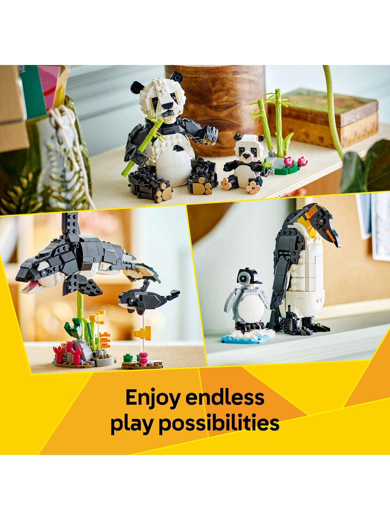 Image 3 of 8 of LEGO Creator 3-in-1 Wild Animals: Panda Family 31165