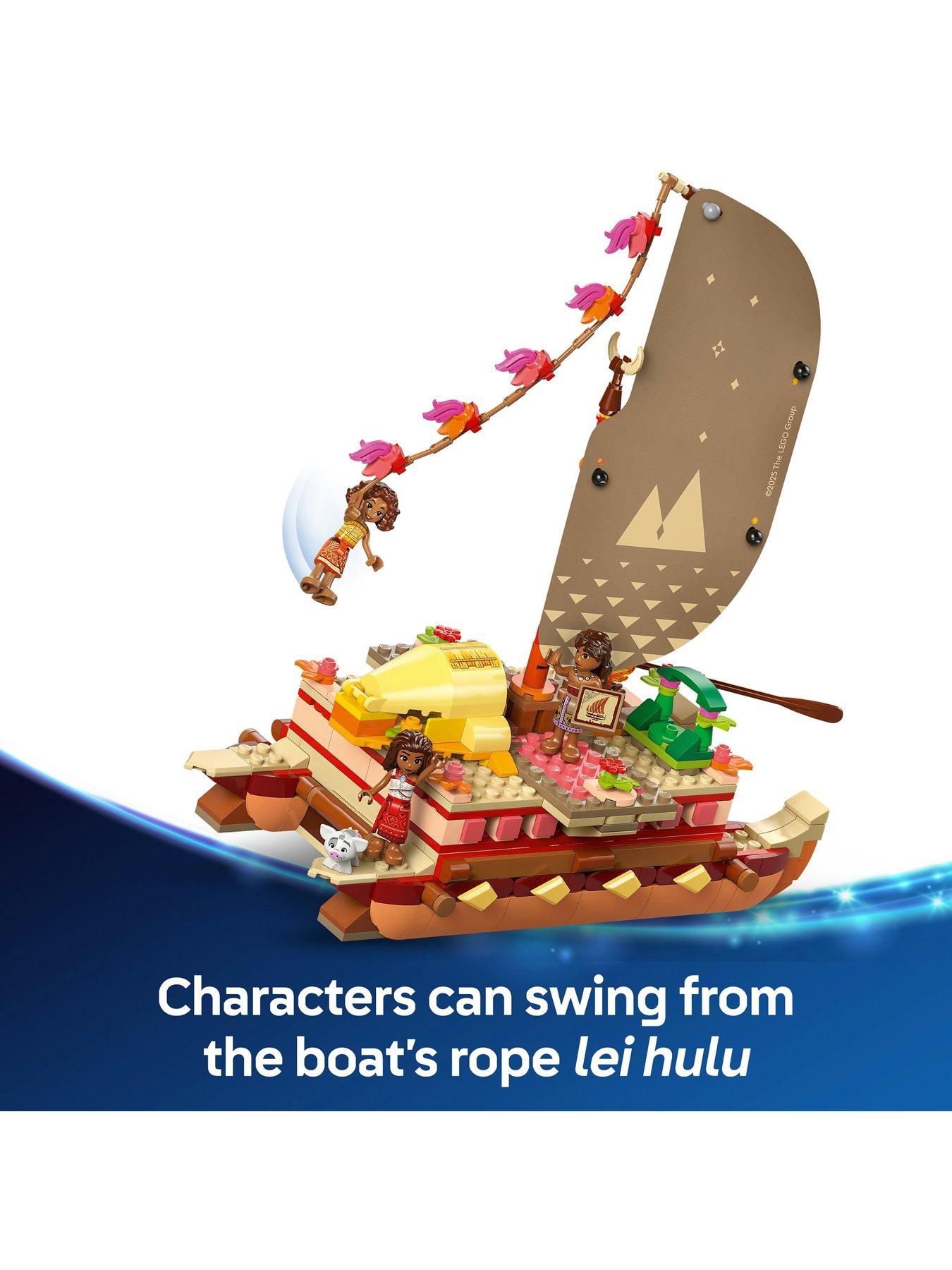 Image 4 of 8 of LEGO Disney Moana&rsquo;s Adventure Canoe 43270