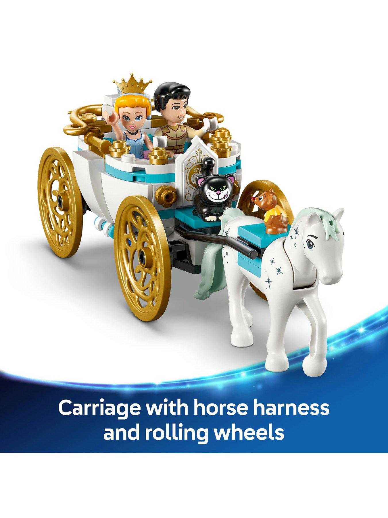 LEGO Disney Cinderellas Castle Horse Carriage 43275 Very