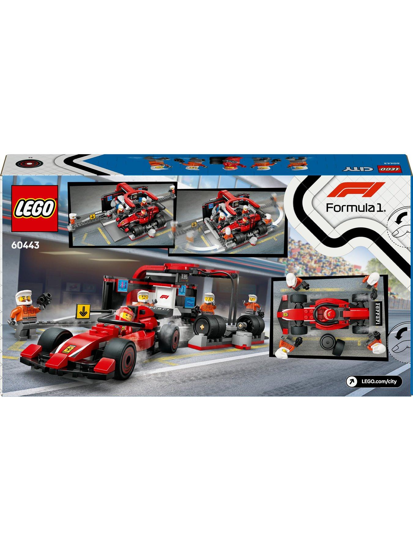 Image 7 of 8 of LEGO City F1 Pit Stop &amp; Pit Crew with Ferrari Car 60443