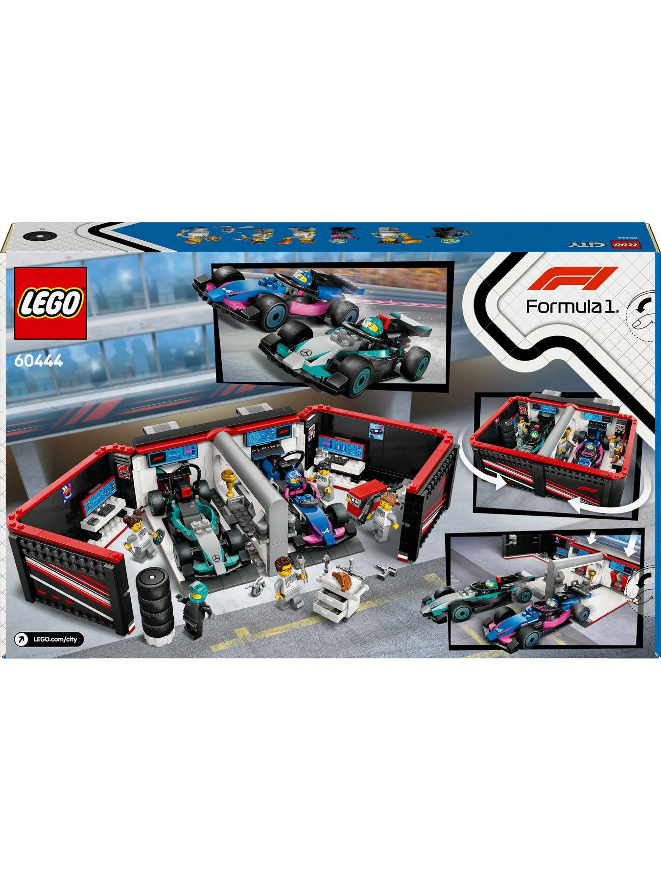 LEGO City F1 Garage Mercedes-AMG Alpine Cars 60444 Very