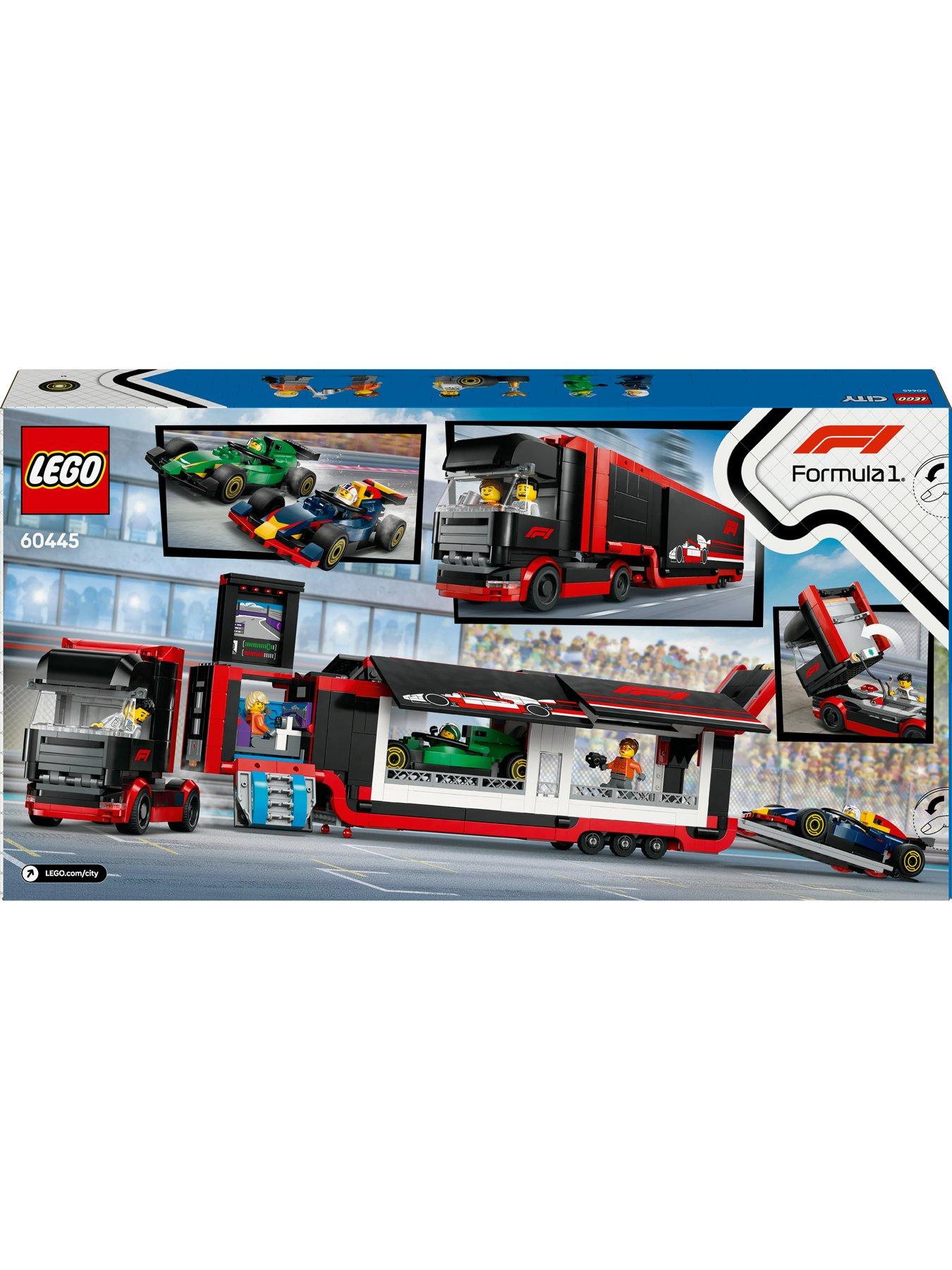 Image 7 of 8 of LEGO City F1 Truck with RB20 &amp; AMR24 F1 Cars 60445