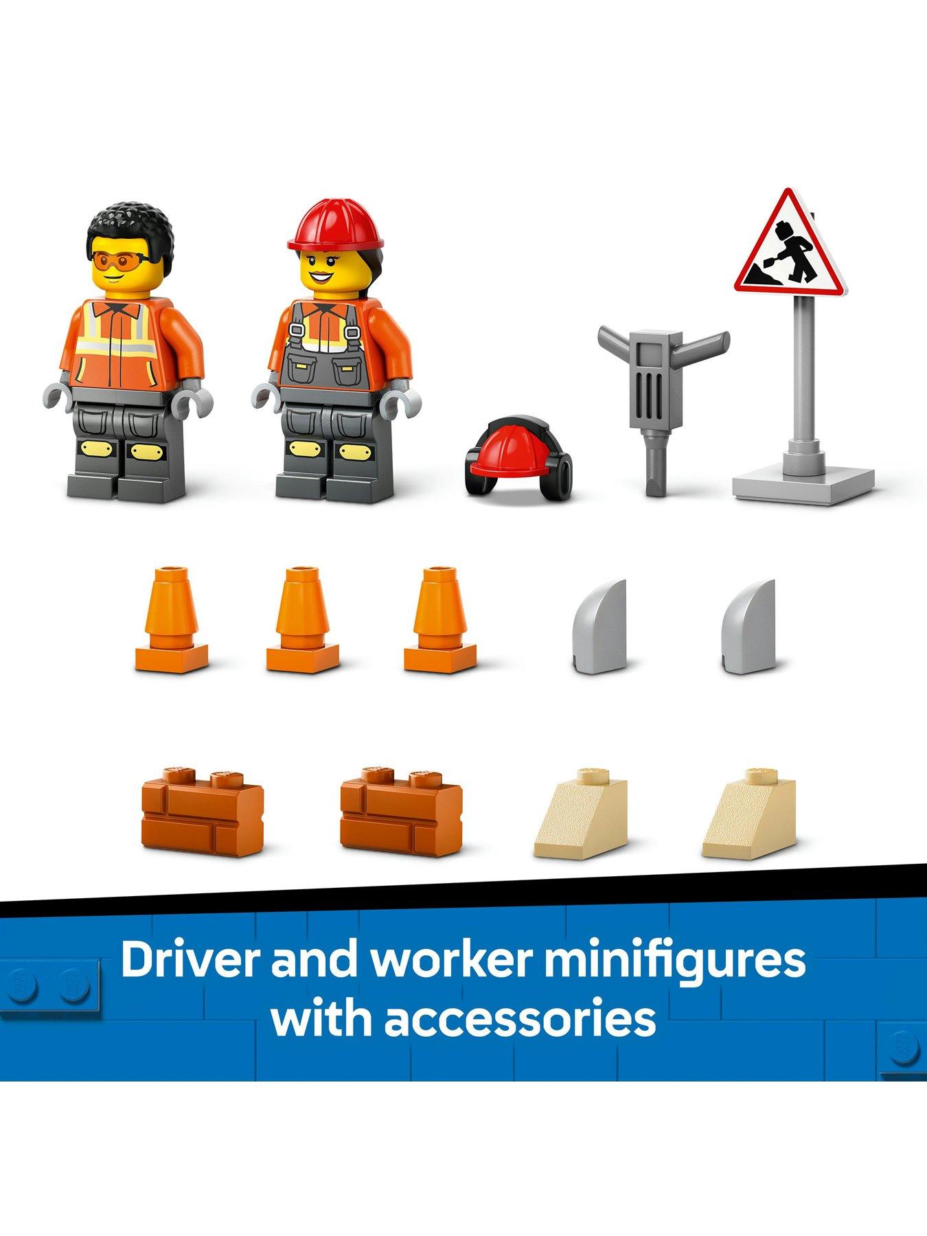 LEGO City Yellow Construction Wheel Loader Set 60450 Very