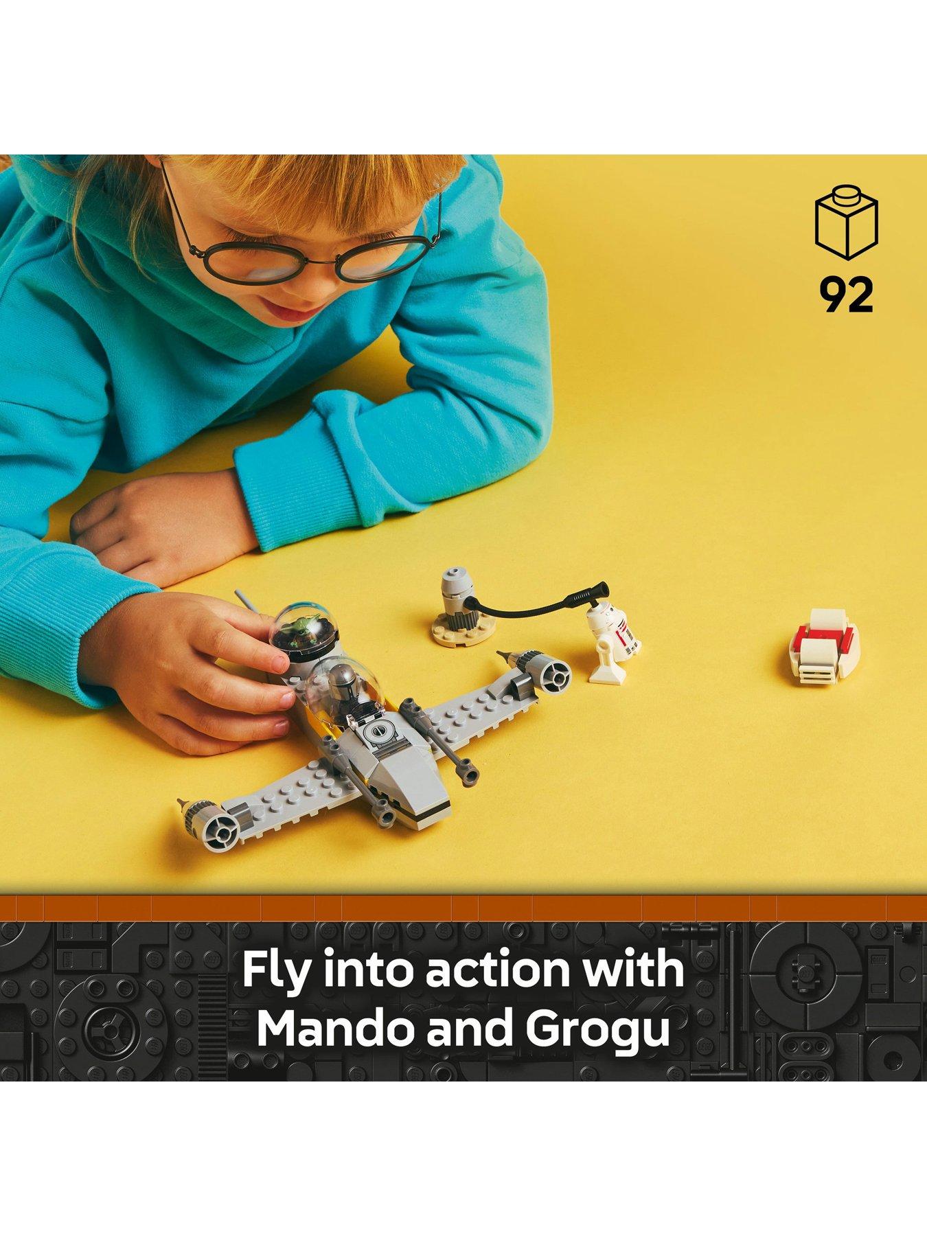 Image 2 of 8 of LEGO Star Wars Mando and Grogus N-1 Starfighter 75410