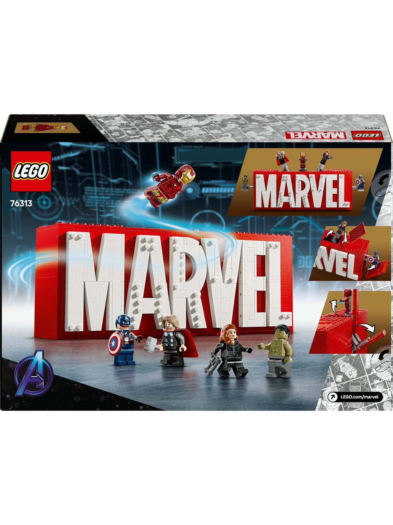 LEGO Marvel MARVEL Logo & Minifigures Set 76313 | Very