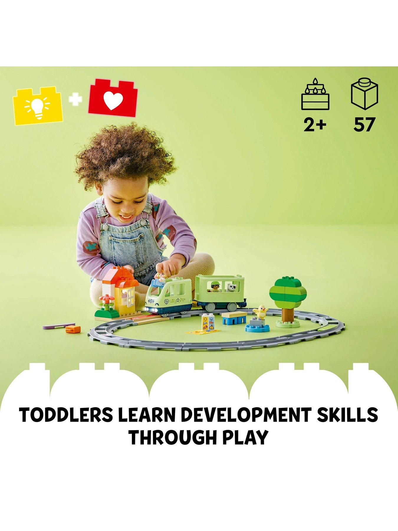 LEGO DUPLO Town 57-Piece Interactive Adventure Train Set 10427