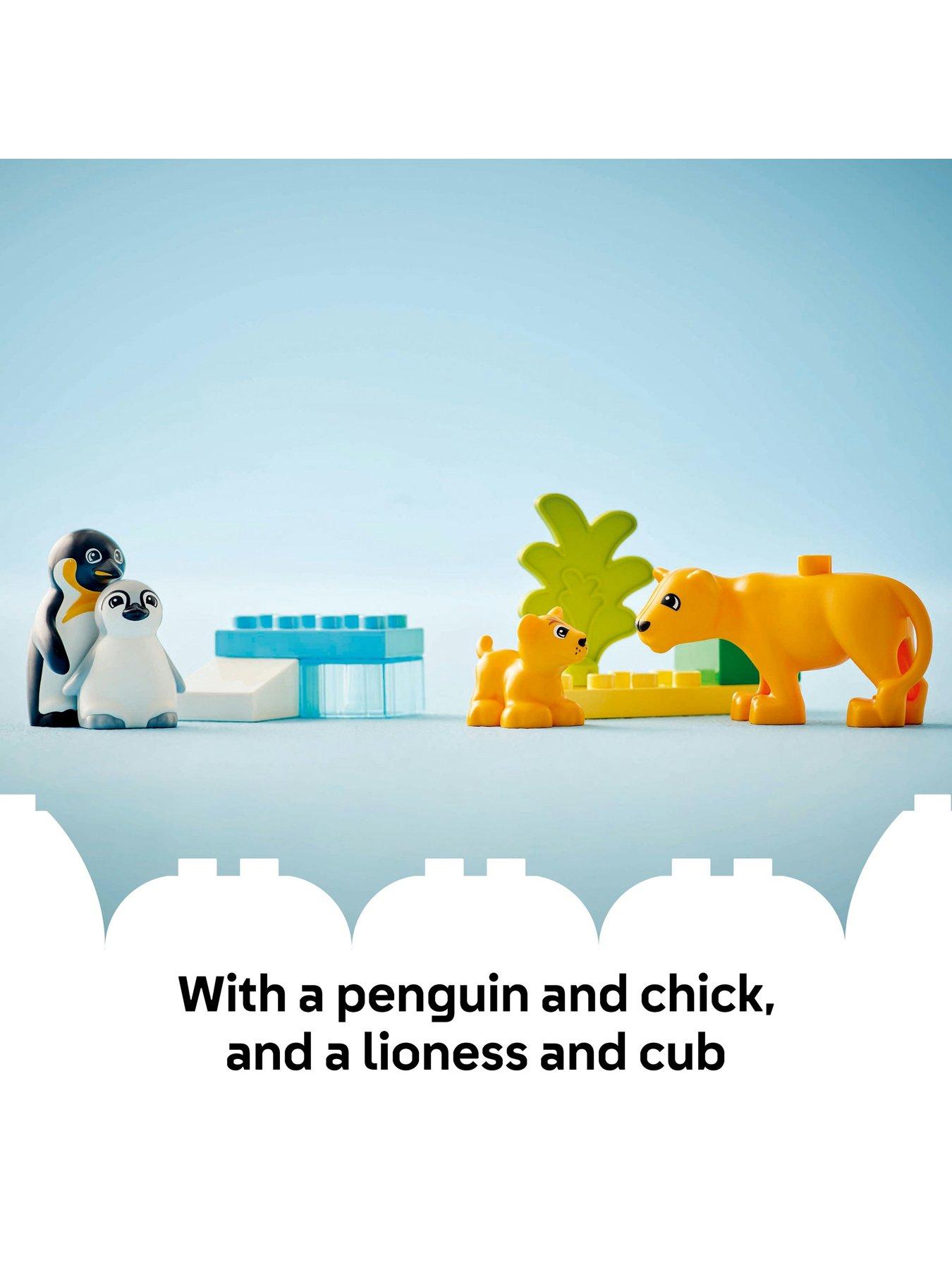 LEGO Duplo Wild Animal Families: Penguins Lions 10442 Very