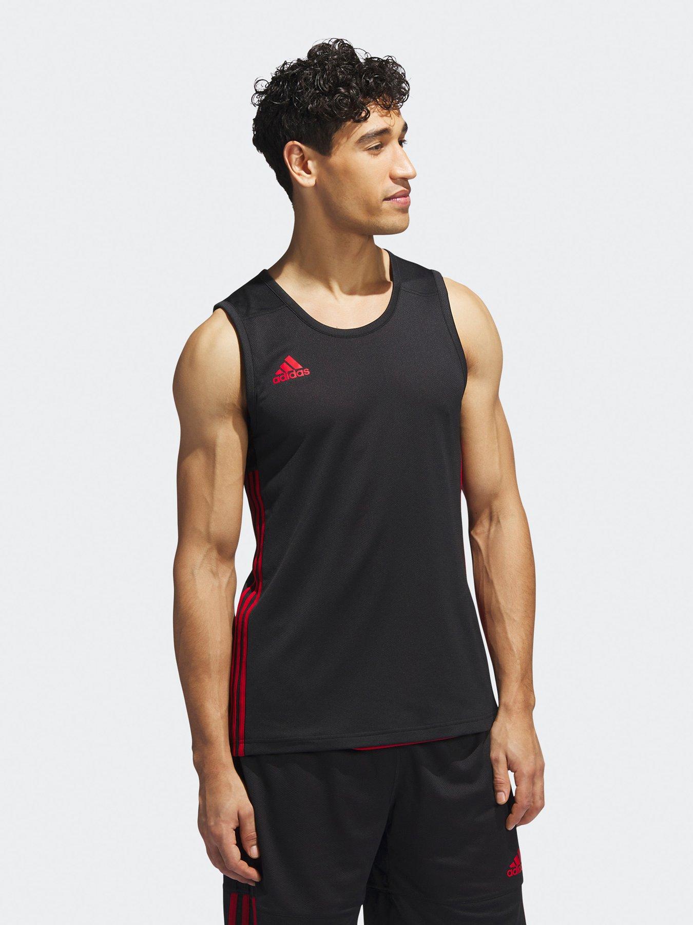 undefined 3g Speed Reversible Basketball Aeroready Jerseys - Black