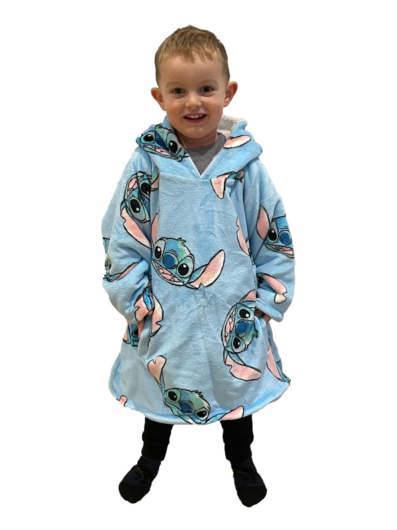 Product photograph of Lilo Stitch Hooded Wearable Fleece- Small from very.co.uk