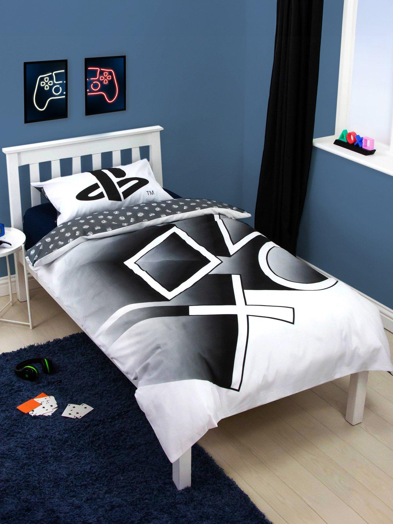 Product photograph of Playstation Stretch Panel Duvet from very.co.uk