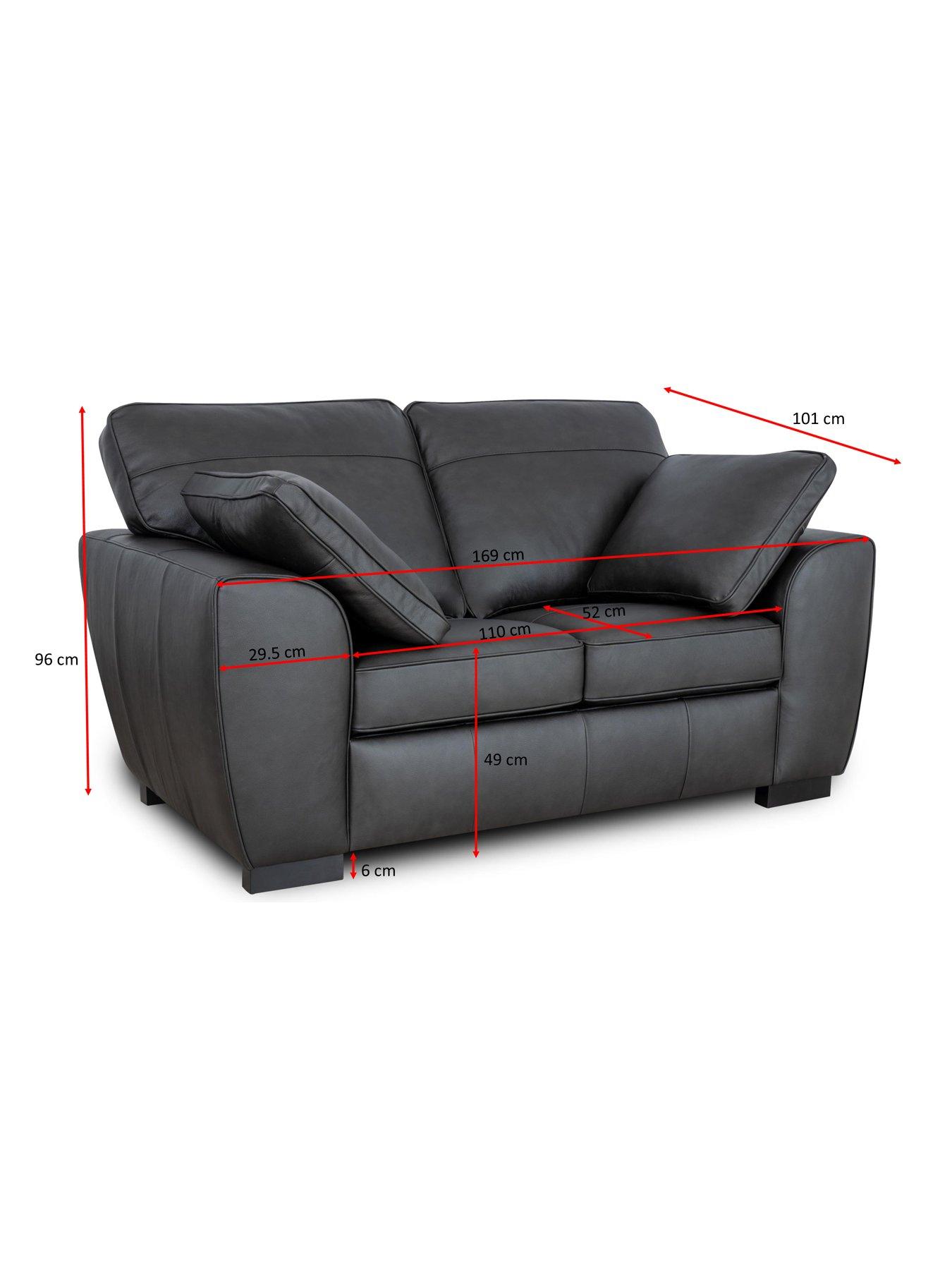 Image 6 of 6 of Very Home Sona 2 Seater Leather Sofa