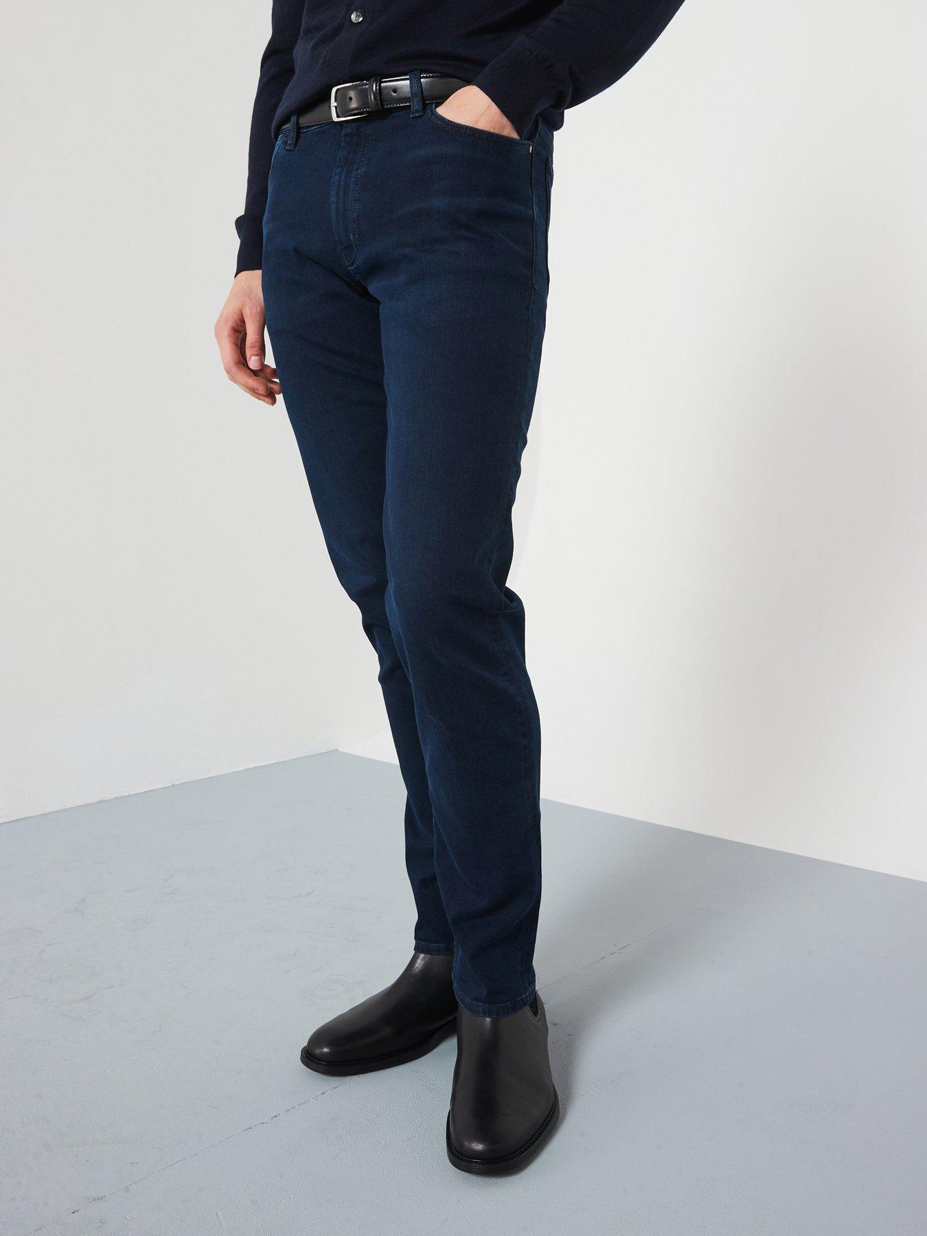 undefined Patrick Smart Straight Fit Jeans - Dark Blue