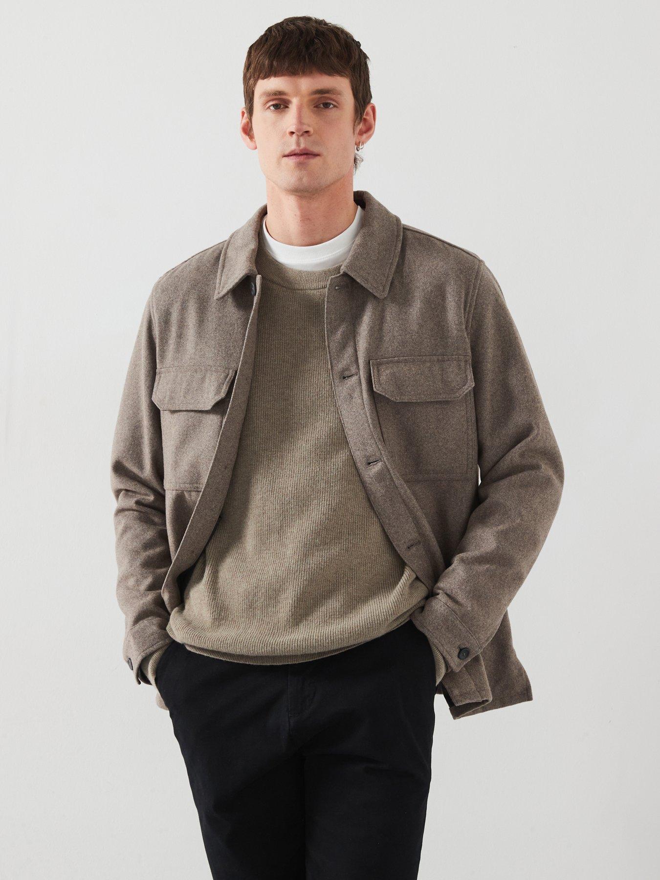 undefined Paulo Smart Fit Overshirt - Grey