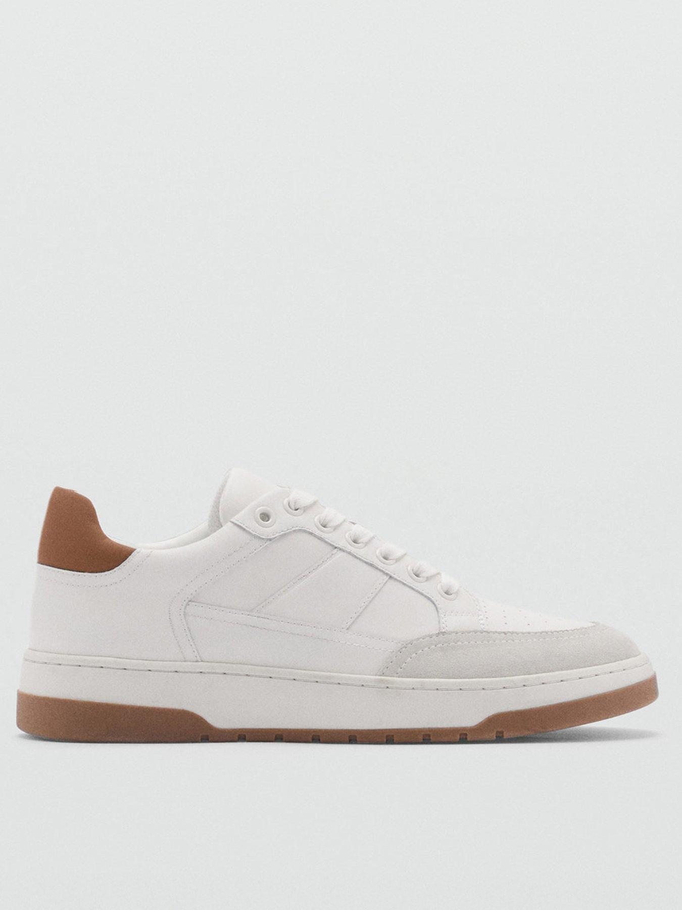 Image of Mango Man Maxim Smart Trainers - Cream