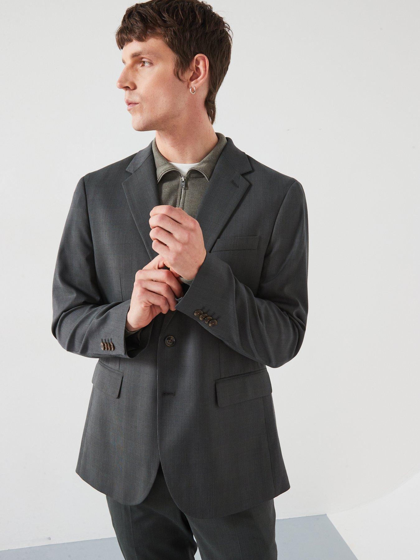 undefined Milan Formal Regular Fit Blazer - Green