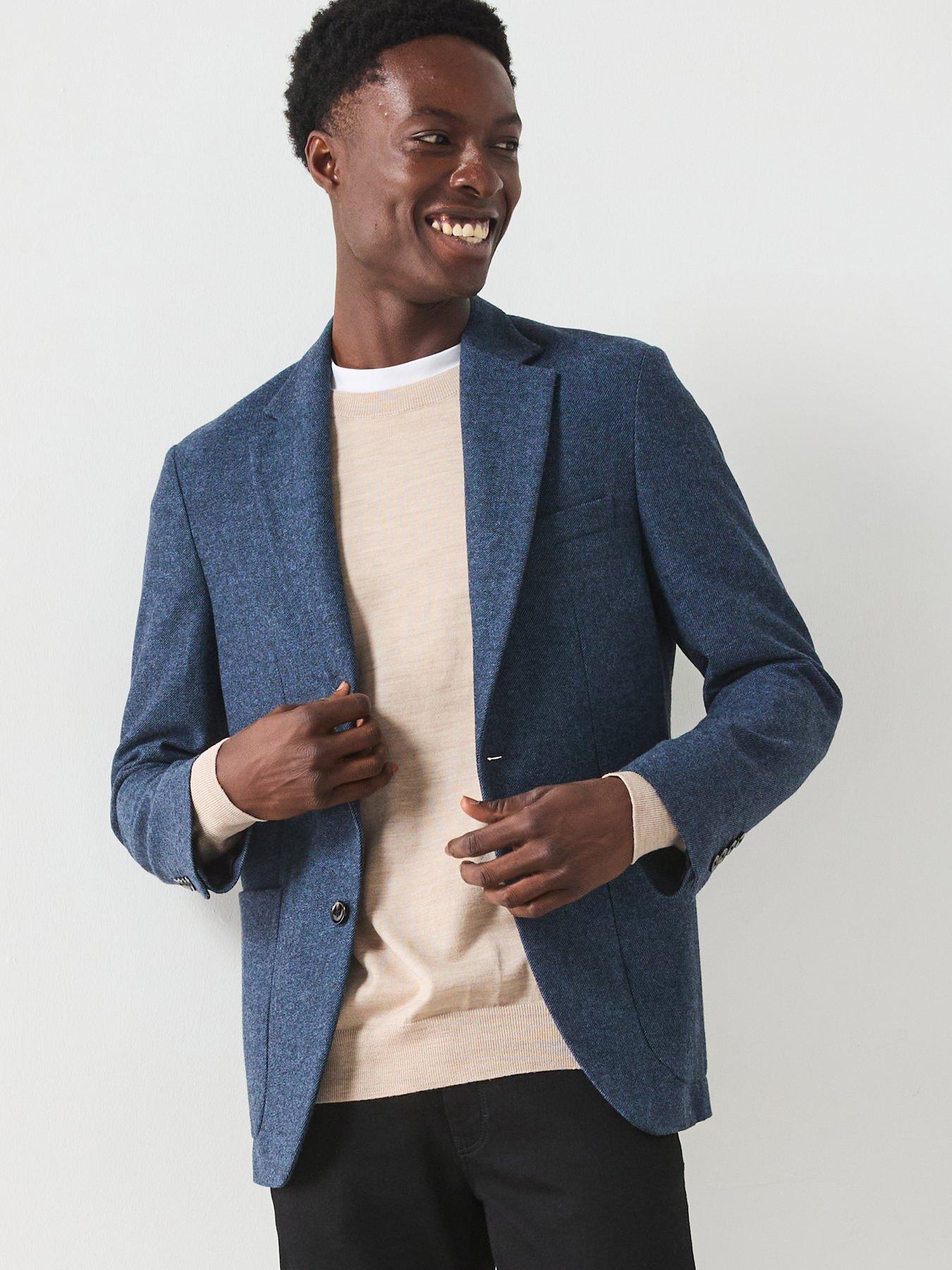 undefined Molina Smart Regular Fit Blazer - Dark Blue