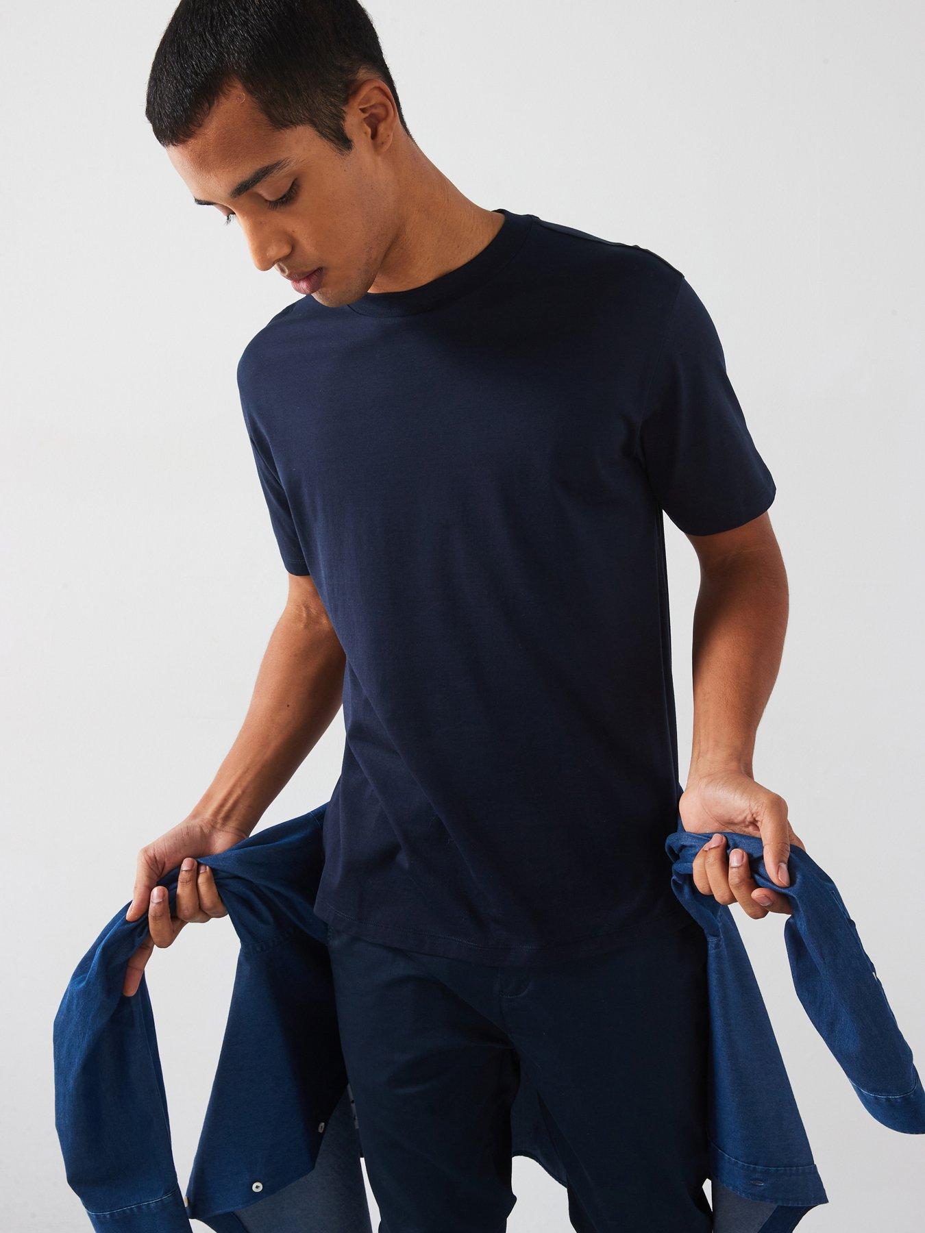 undefined Bellow Short Sleeved Regular Fit T-Shirt - Navy