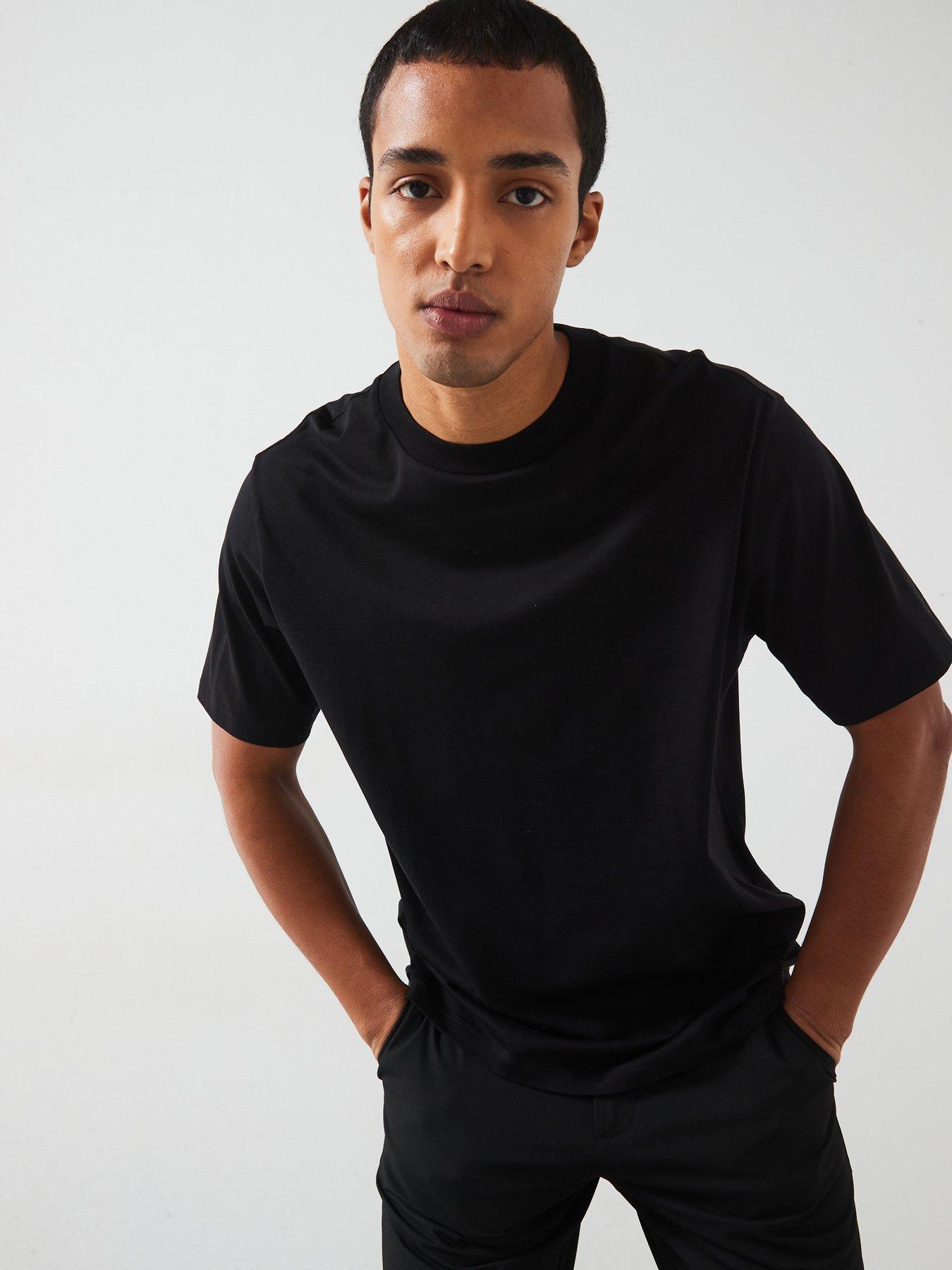 undefined Bellow Short Sleeved Regular Fit T-Shirt - Black
