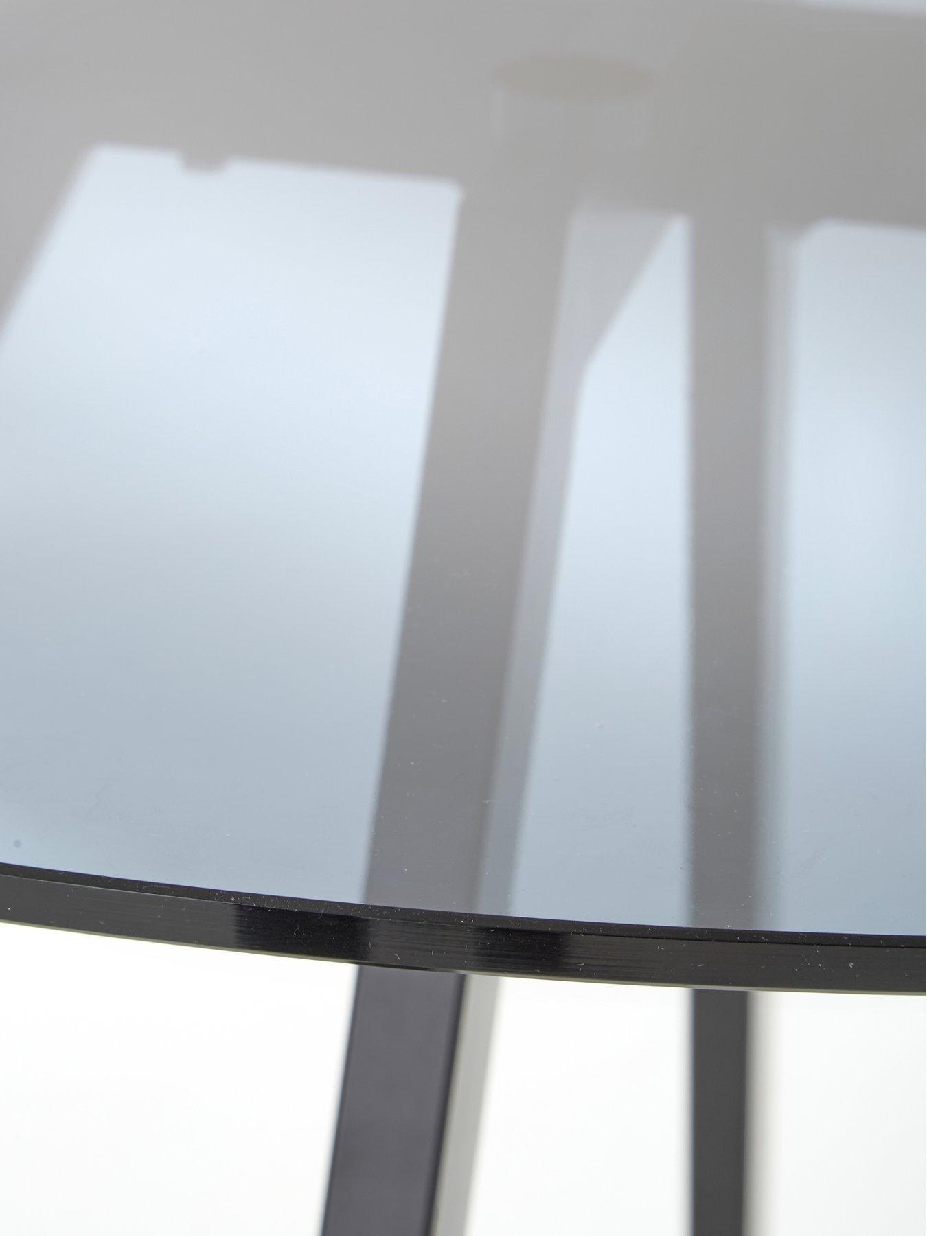 Image 6 of 7 of The Very Collection Marlow 110cm Round Dining Table &amp; 4 Marlow Moss Green Chairs